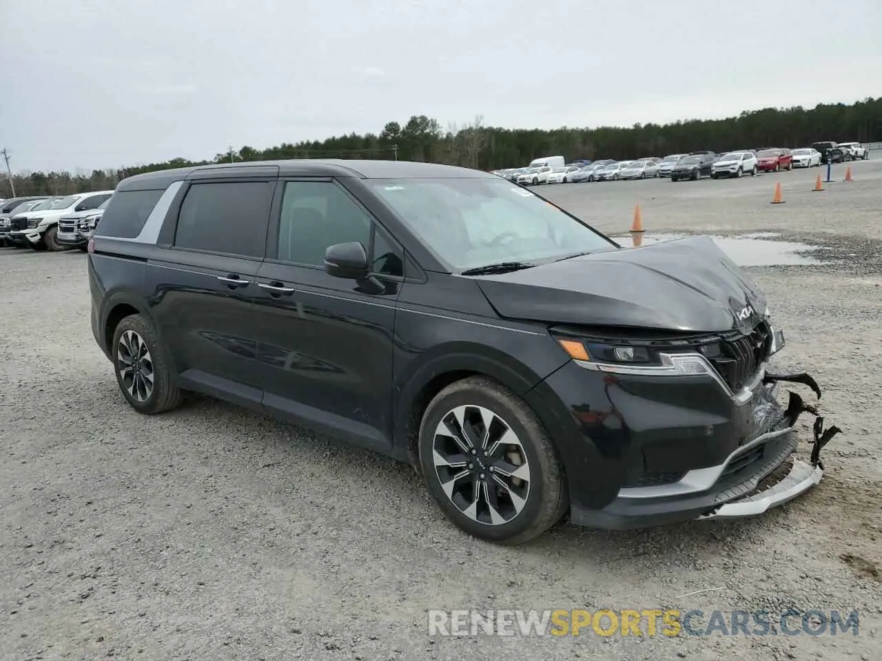 4 fotografías del automóvil dañado KNDNC5H33R6314163 KIA CARNIVAL E 2024