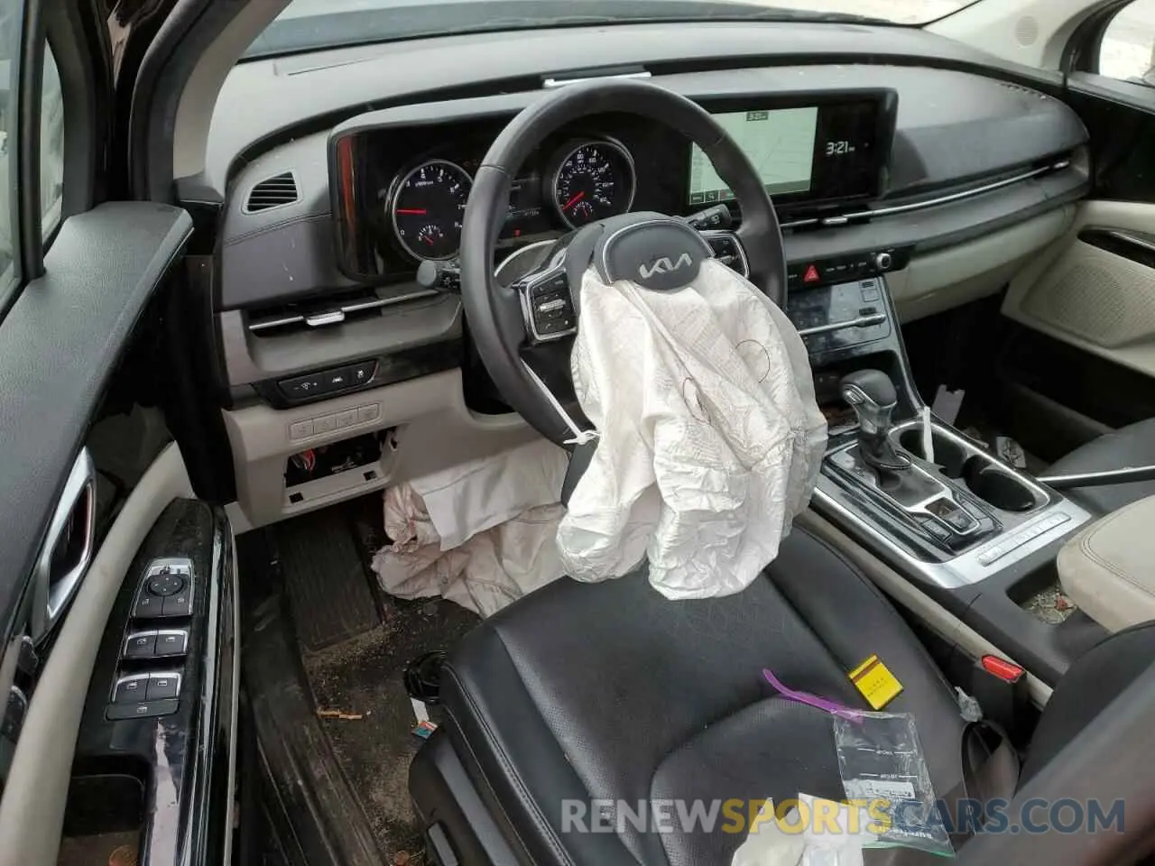 8 fotografías del automóvil dañado KNDNC5H33R6314163 KIA CARNIVAL E 2024