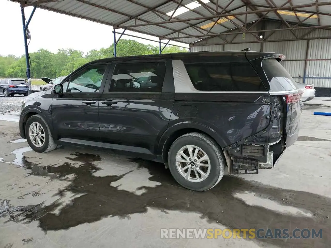 2 fotografías del automóvil dañado KNDNB4H30N6082418 KIA CARNIVAL L 2022