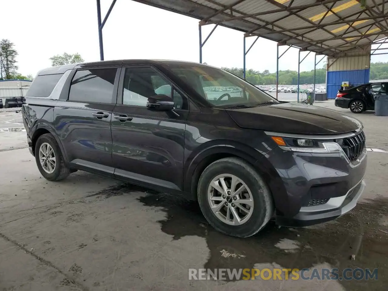 4 fotografías del automóvil dañado KNDNB4H30N6082418 KIA CARNIVAL L 2022
