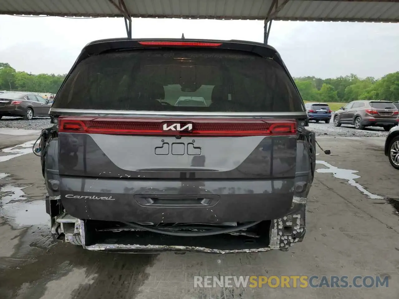 6 fotografías del automóvil dañado KNDNB4H30N6082418 KIA CARNIVAL L 2022