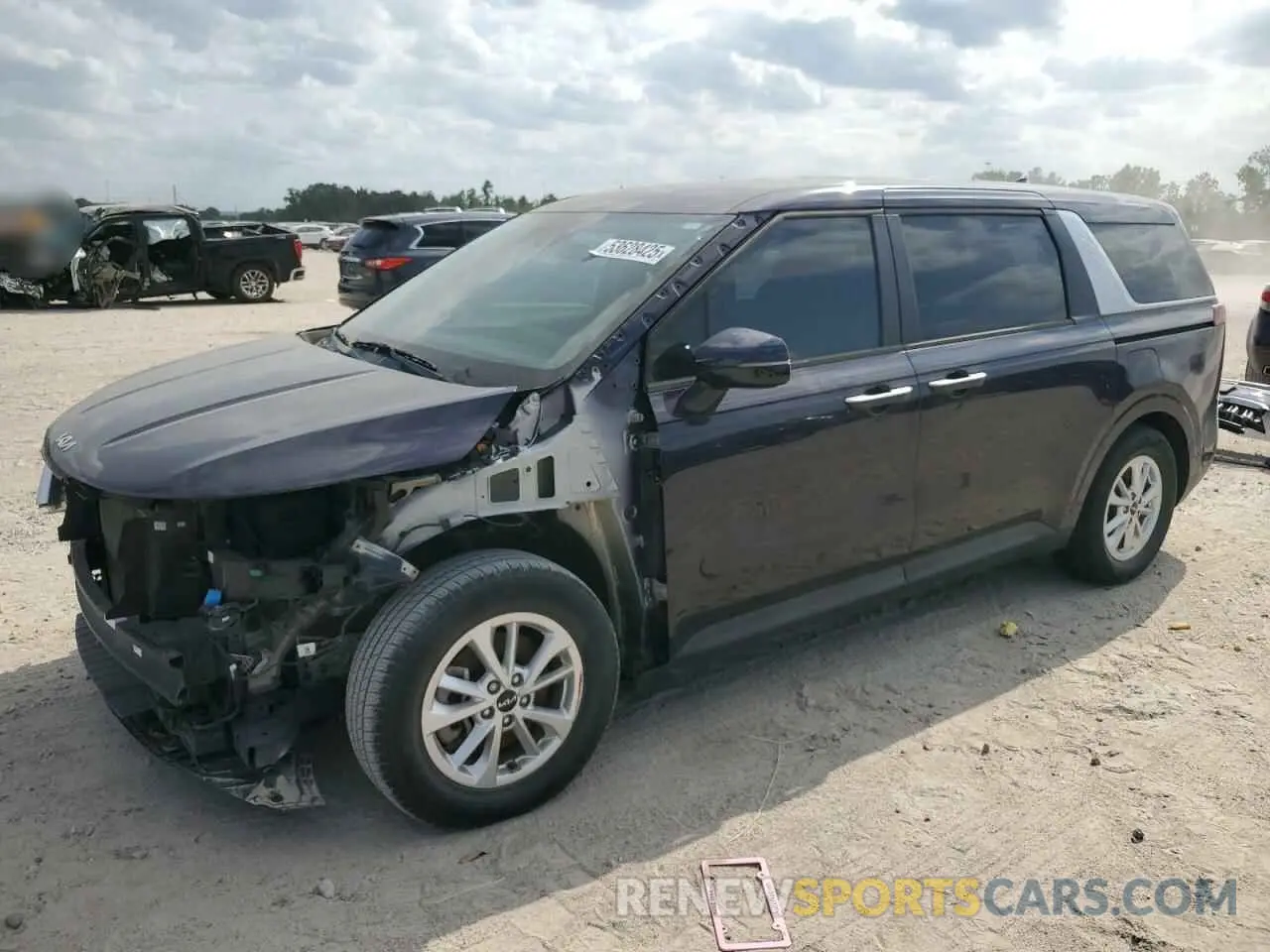 1 fotografías del automóvil dañado KNDNB4H30N6135991 KIA CARNIVAL L 2022