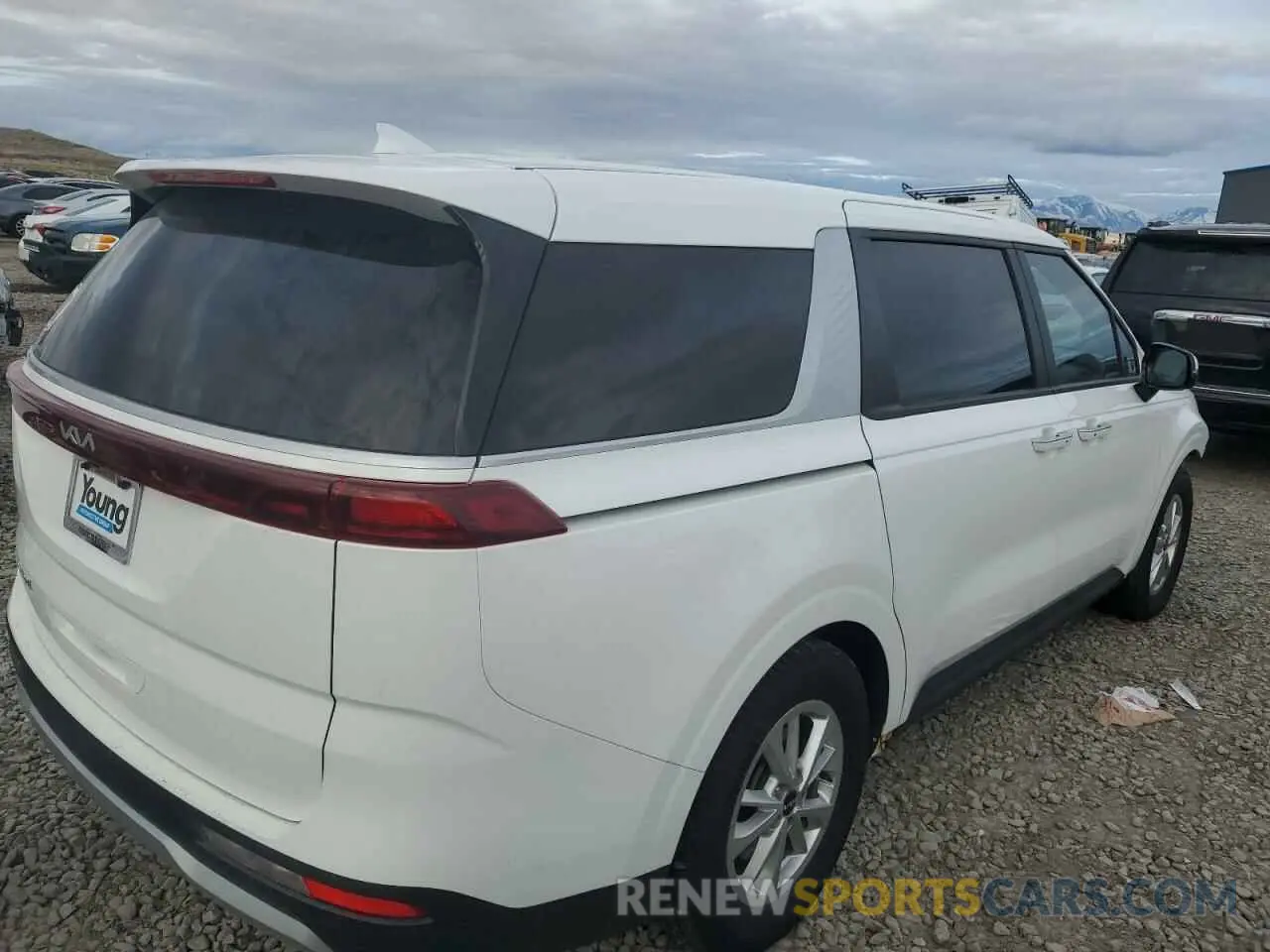 3 fotografías del automóvil dañado KNDNB4H30N6155724 KIA CARNIVAL L 2022