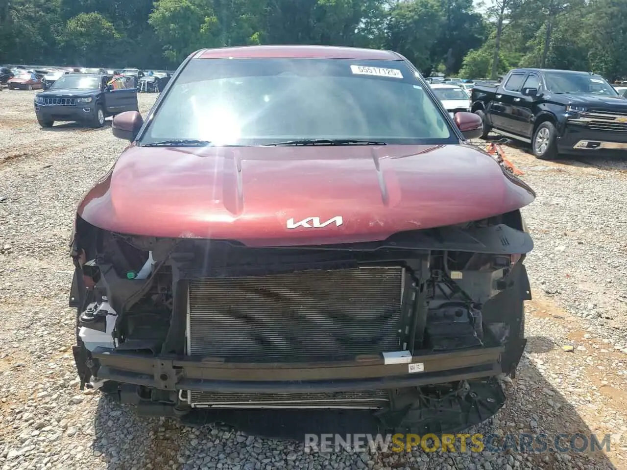 5 fotografías del automóvil dañado KNDNB4H31N6109352 KIA CARNIVAL L 2022