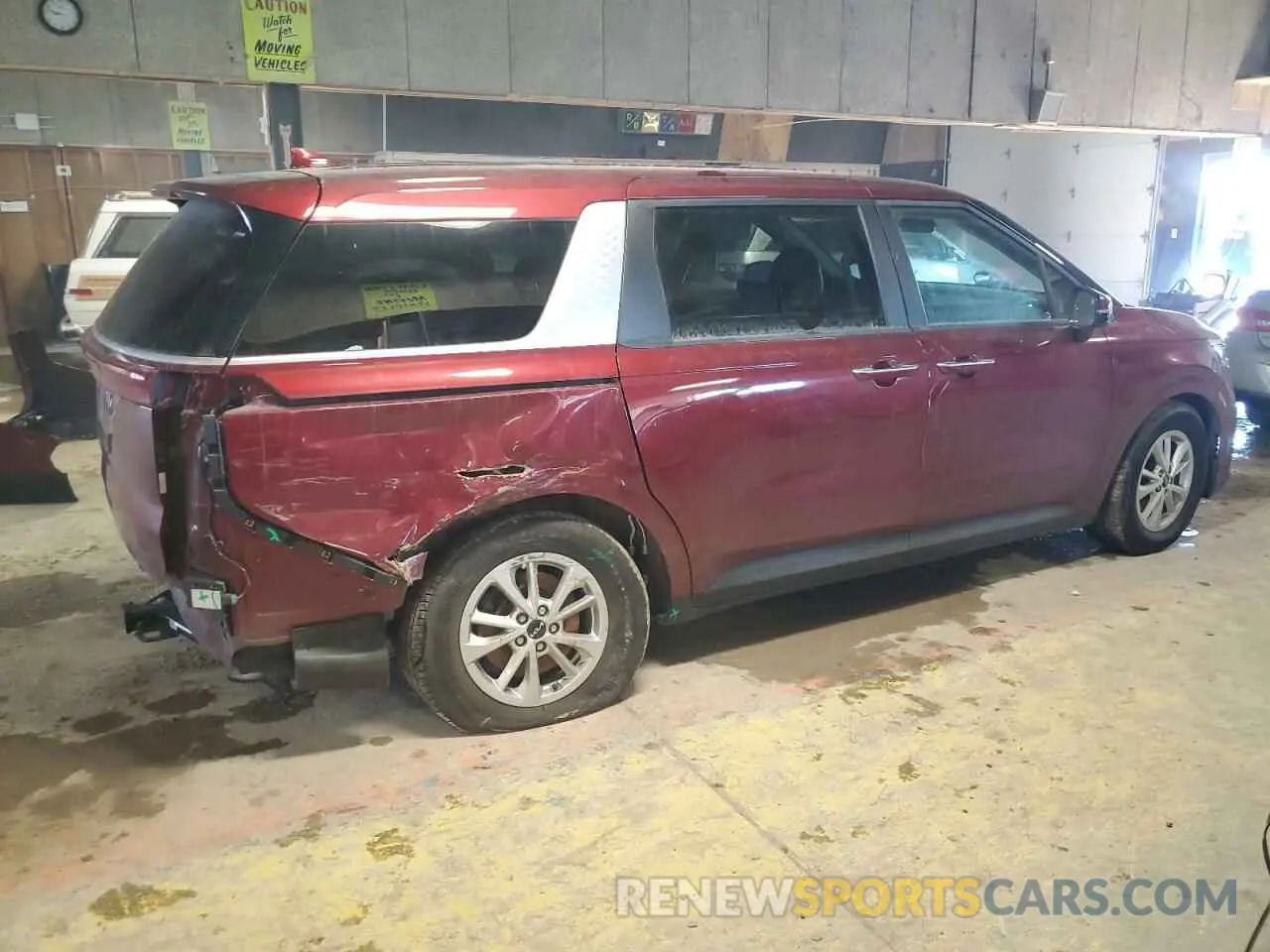 3 fotografías del automóvil dañado KNDNB4H31N6136325 KIA CARNIVAL L 2022