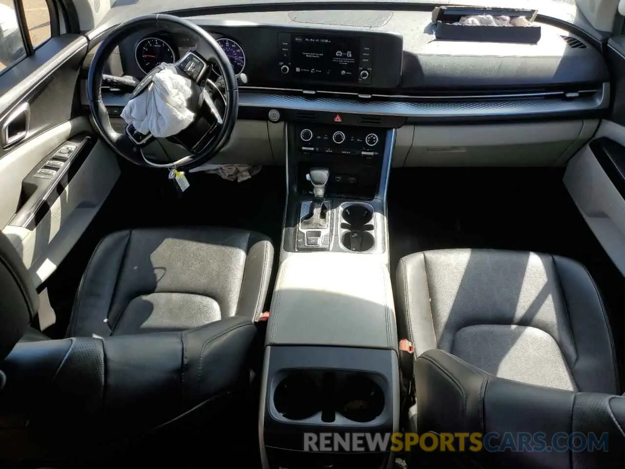 8 fotografías del automóvil dañado KNDNB4H38N6125094 KIA CARNIVAL L 2022
