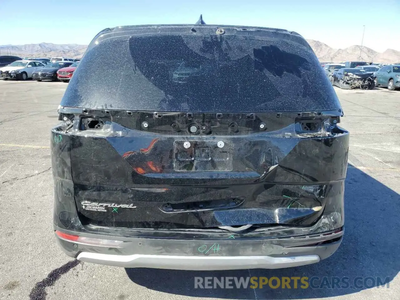 6 fotografías del automóvil dañado KNDNB4H39N6158105 KIA CARNIVAL L 2022