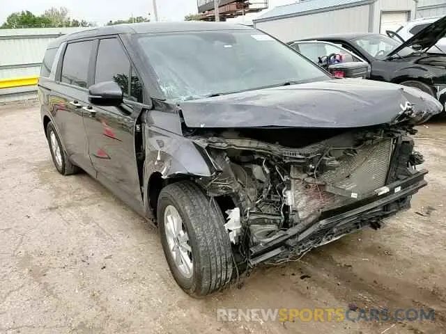 14 fotografías del automóvil dañado KNDNB4H3XN6096858 KIA CARNIVAL L 2022