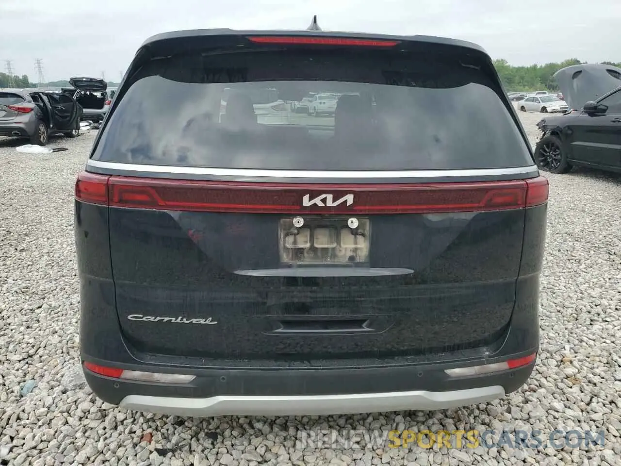 6 fotografías del automóvil dañado KNDNB4H3XN6114727 KIA CARNIVAL L 2022