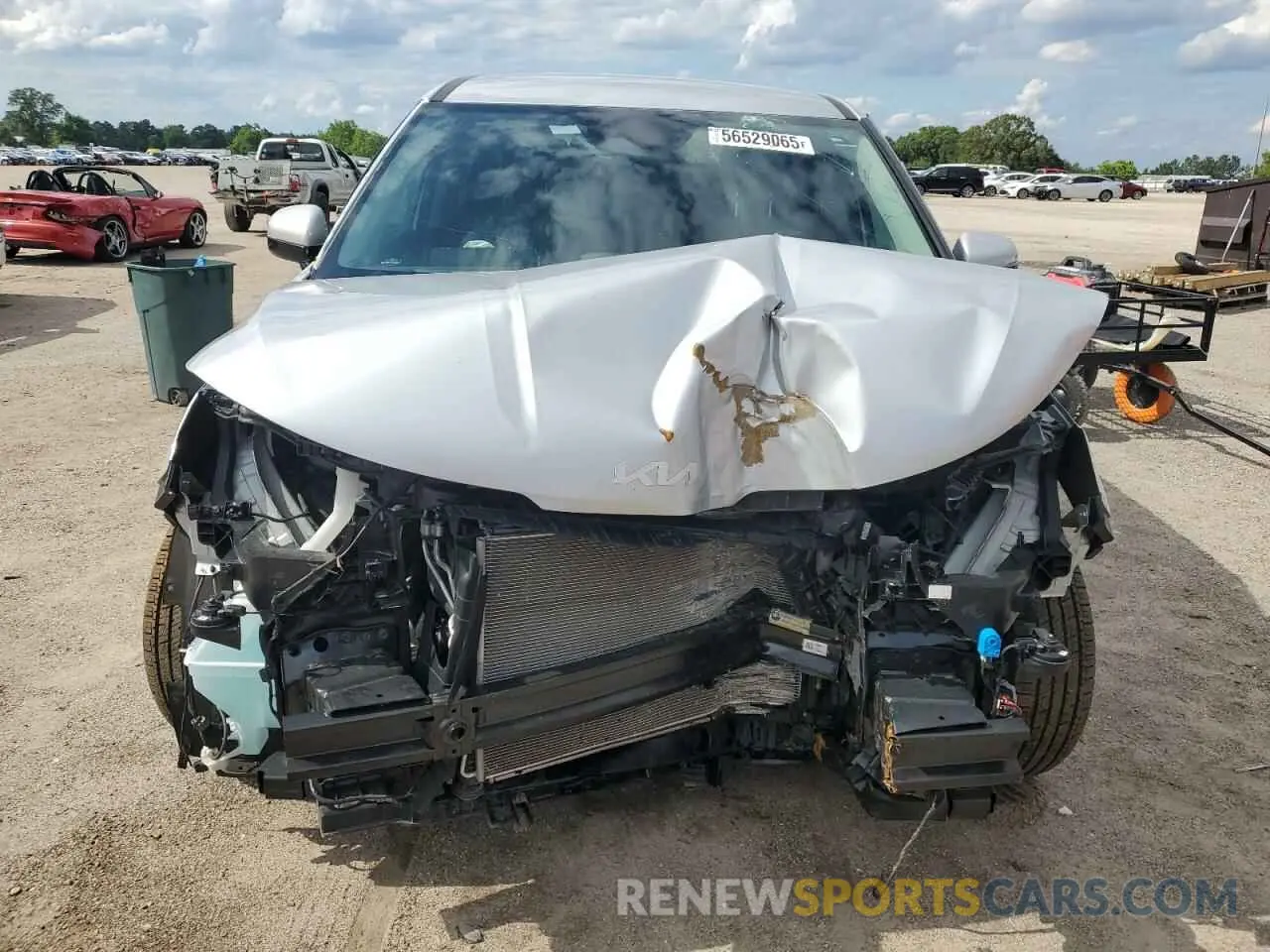 5 fotografías del automóvil dañado KNDNB4H3XN6167332 KIA CARNIVAL L 2022