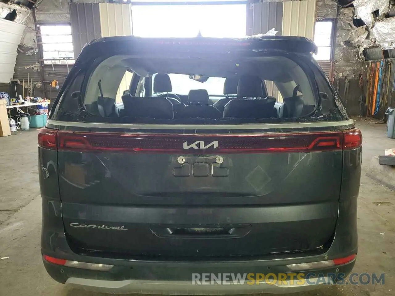 6 fotografías del automóvil dañado KNDNB4H3XN6168948 KIA CARNIVAL L 2022