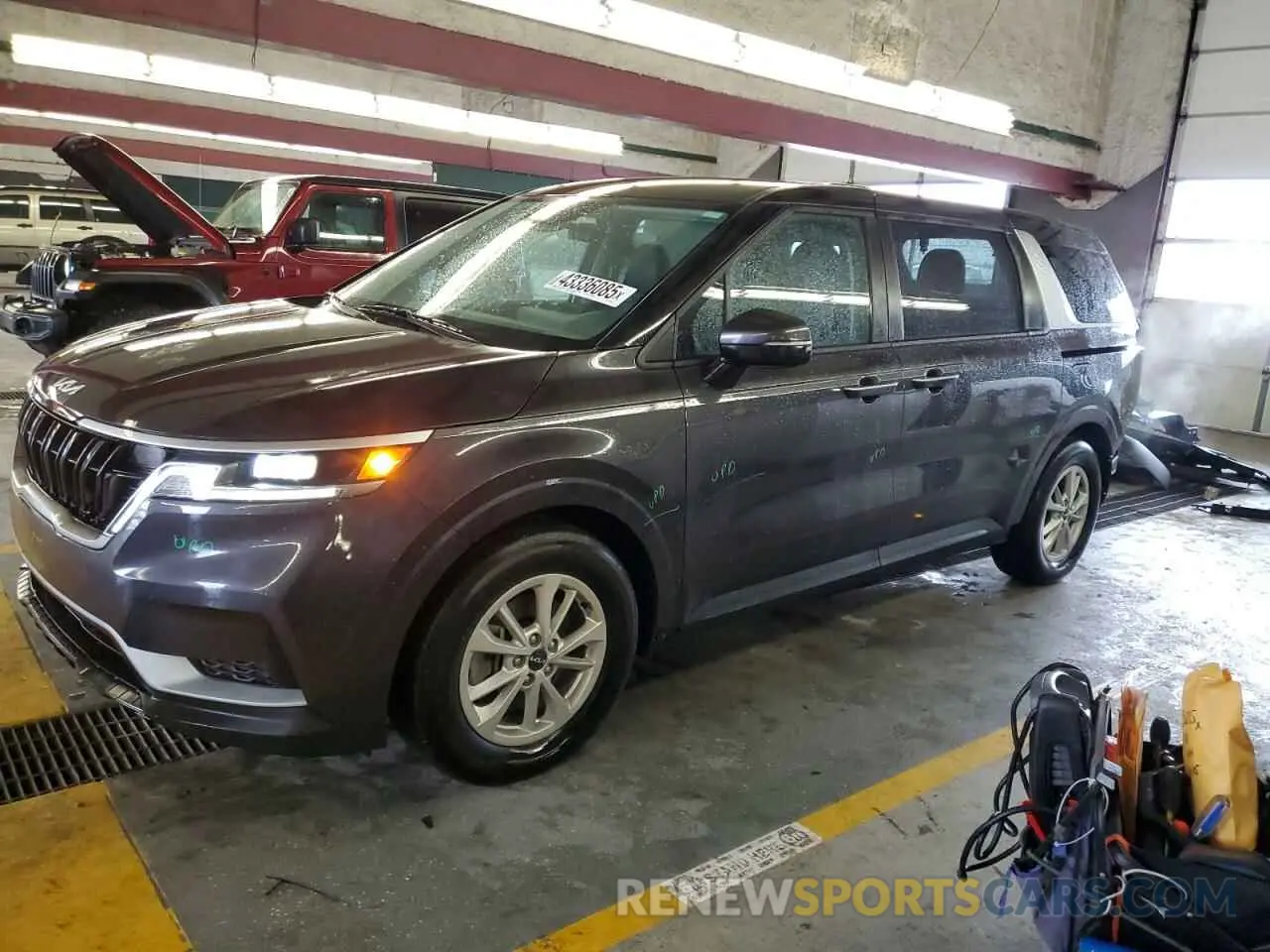 1 fotografías del automóvil dañado KNDNB4H34P6275139 KIA CARNIVAL L 2023