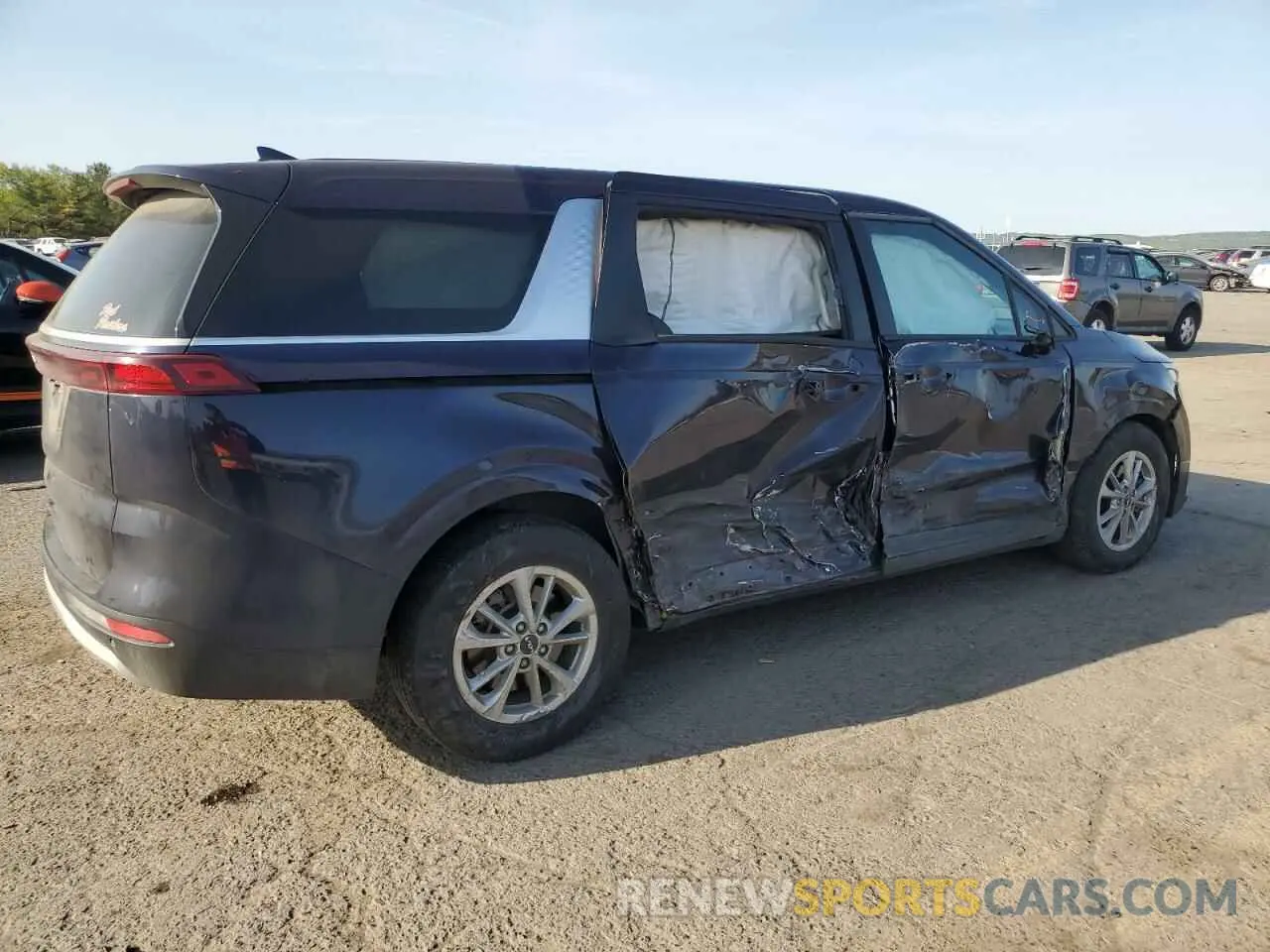 3 fotografías del automóvil dañado KNDNB4H37P6198332 KIA CARNIVAL L 2023