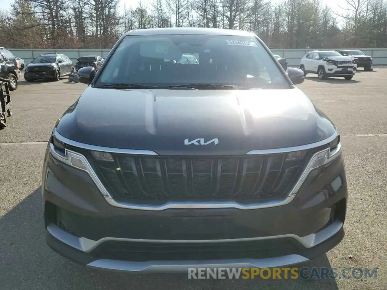 5 fotografías del automóvil dañado KNDNB4H37P6258786 KIA CARNIVAL L 2023