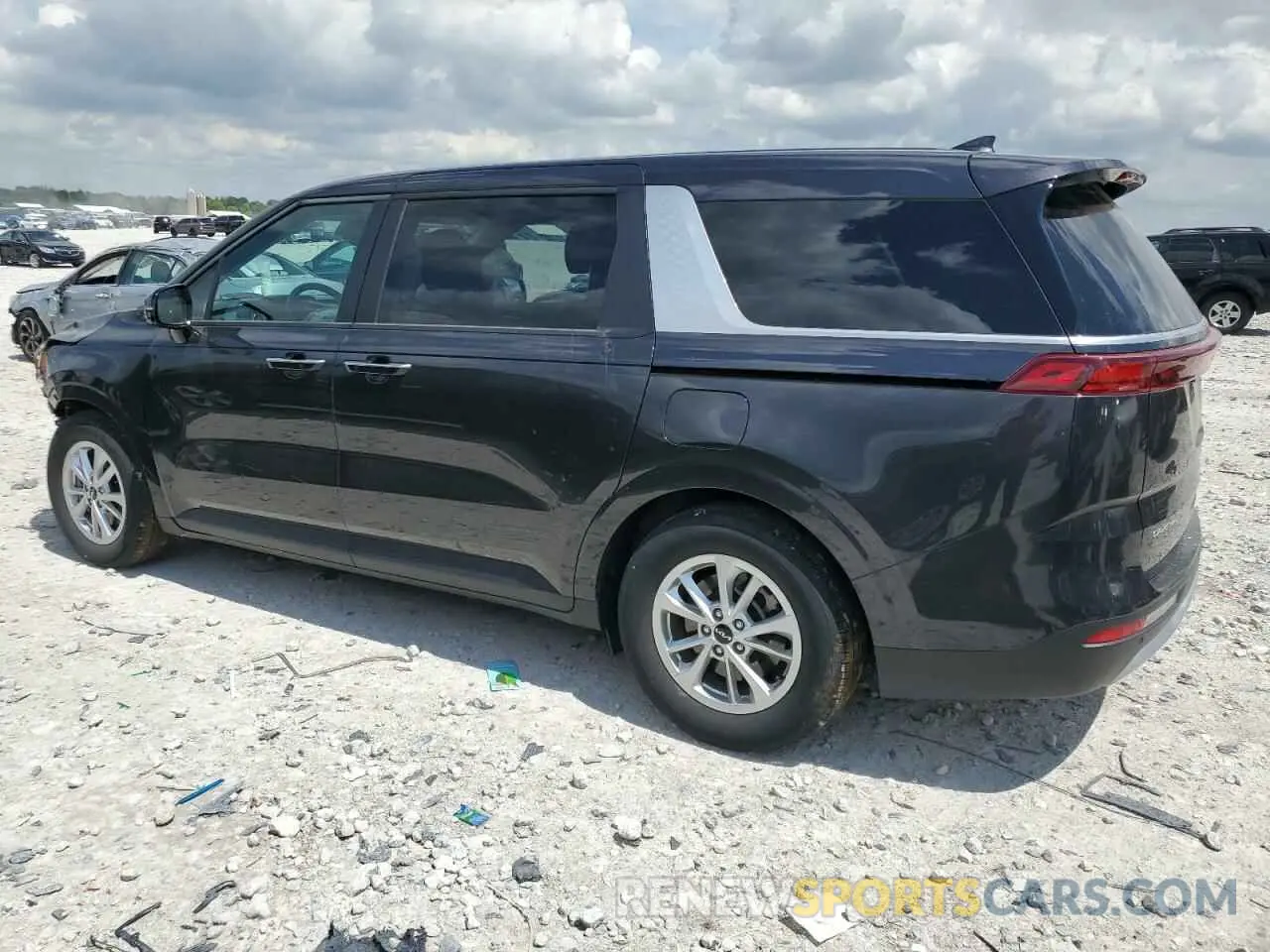 2 fotografías del automóvil dañado KNDNB4H38P6198338 KIA CARNIVAL L 2023