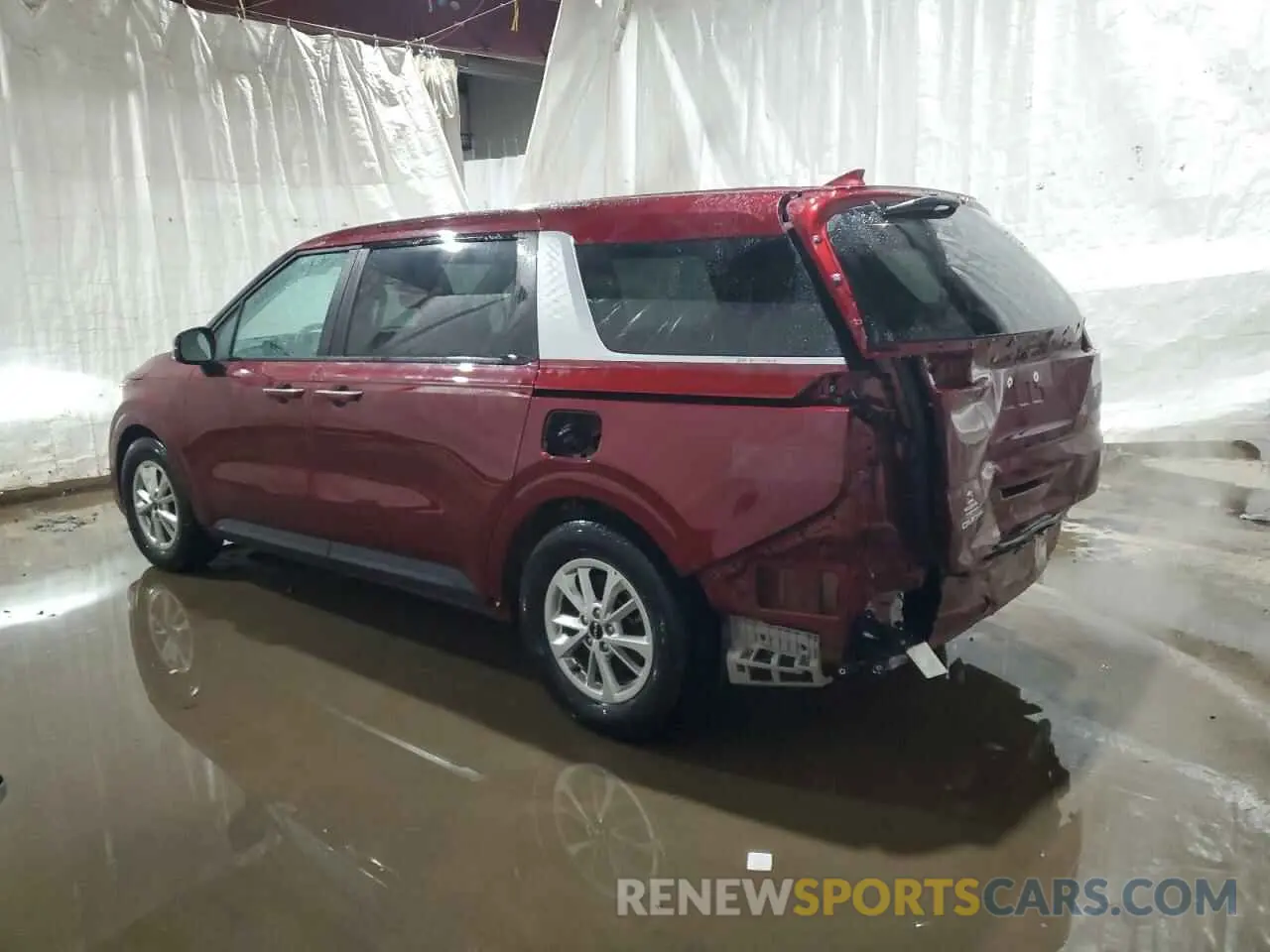 2 fotografías del automóvil dañado KNDNB4H39P6227409 KIA CARNIVAL L 2023