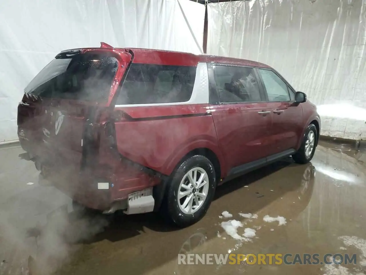 3 fotografías del automóvil dañado KNDNB4H39P6227409 KIA CARNIVAL L 2023