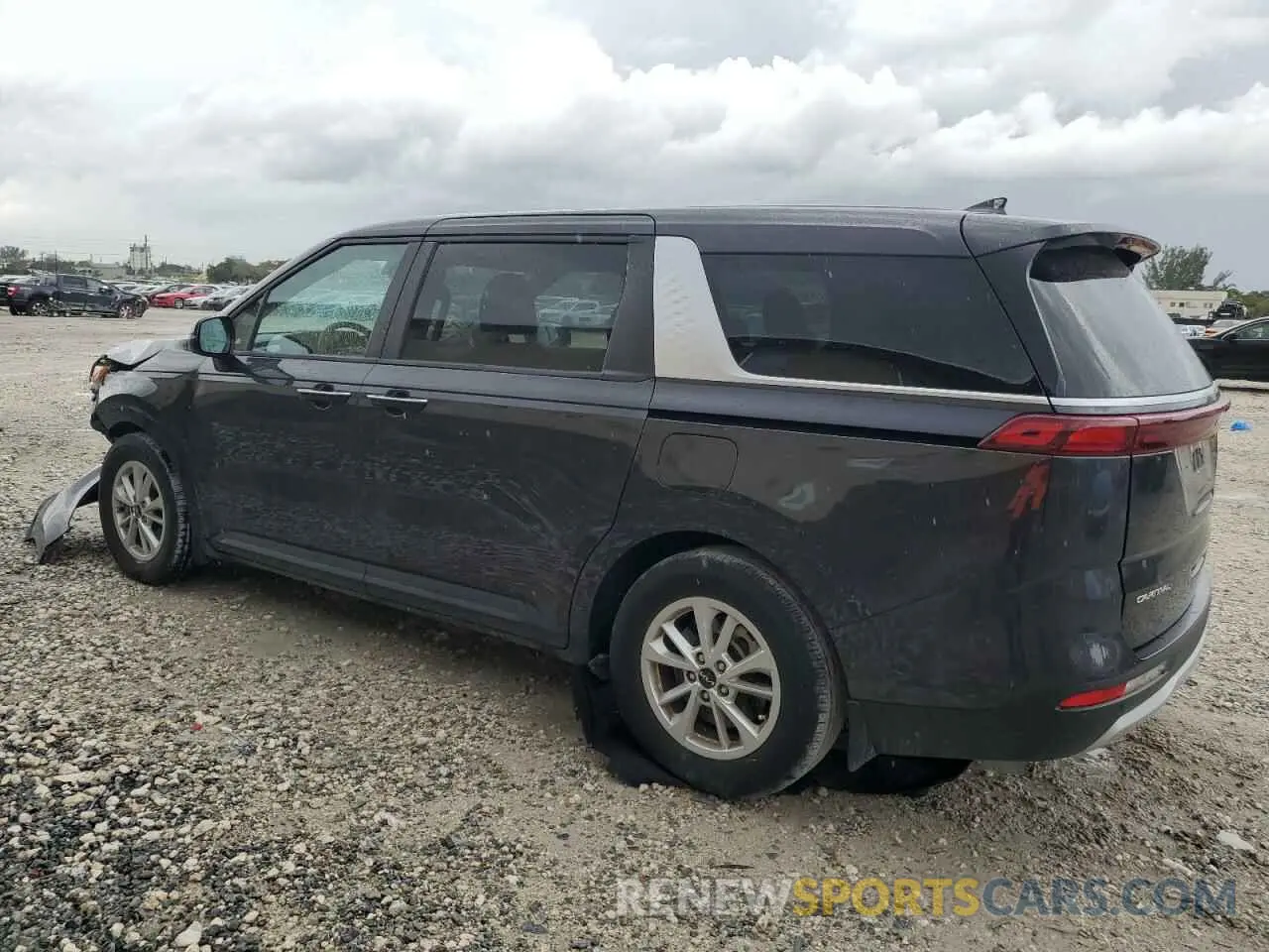 2 fotografías del automóvil dañado KNDNB4H39P6260491 KIA CARNIVAL L 2023