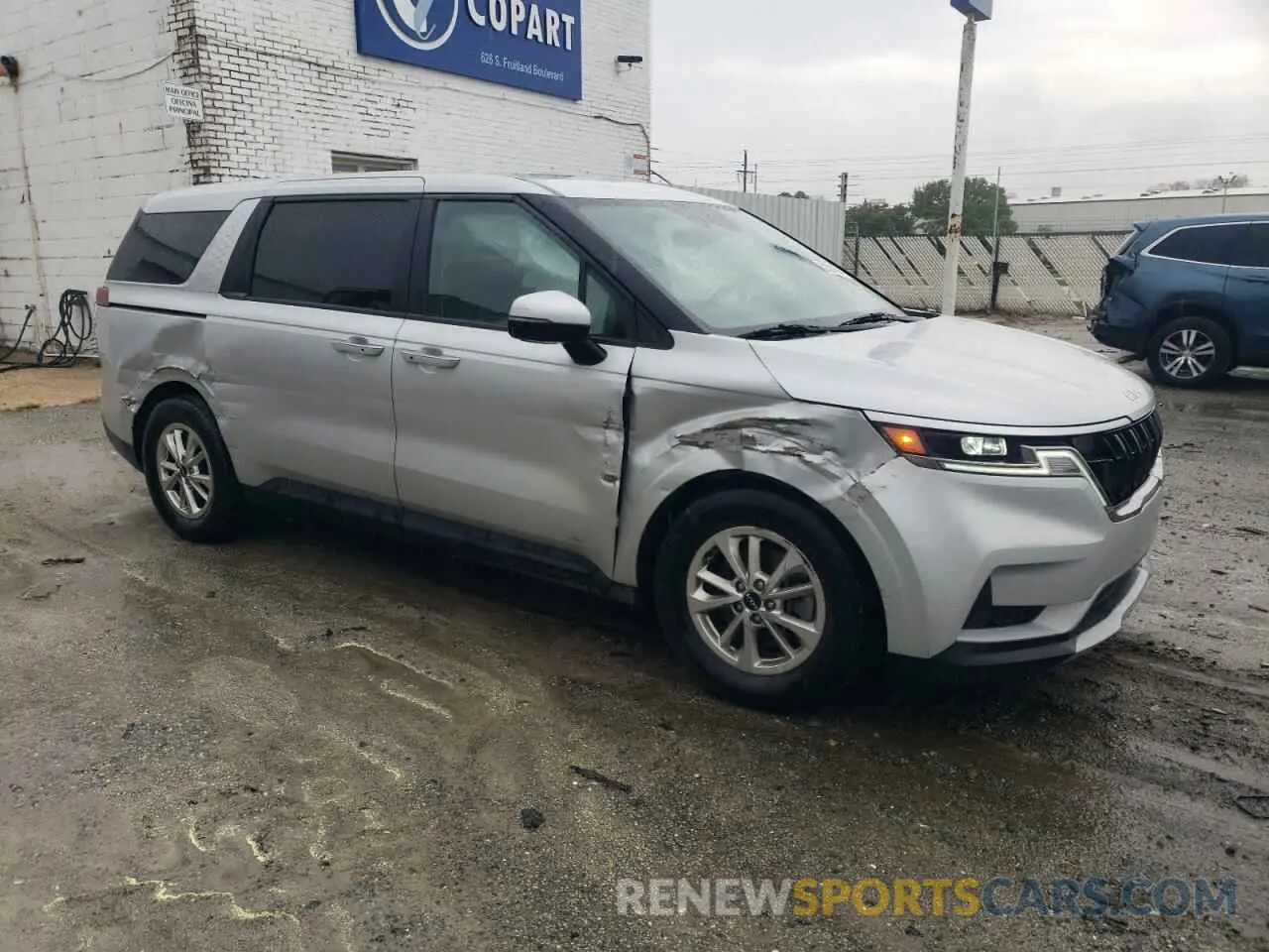 4 fotografías del automóvil dañado KNDNB4H3XP6212000 KIA CARNIVAL L 2023