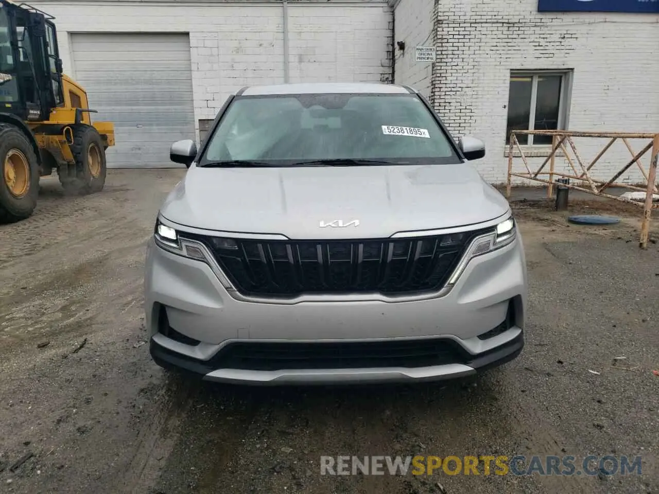 5 fotografías del automóvil dañado KNDNB4H3XP6212000 KIA CARNIVAL L 2023