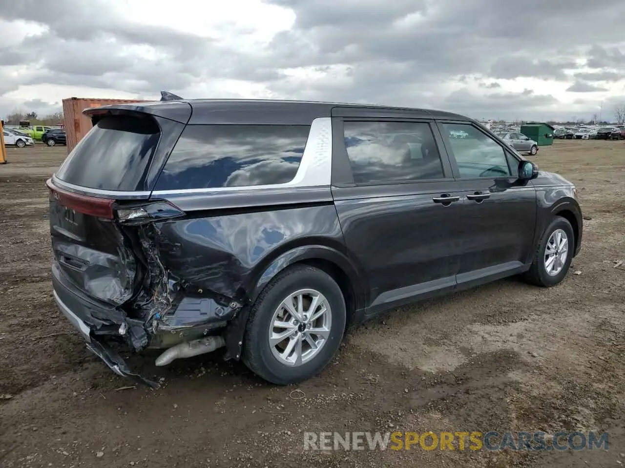 3 fotografías del automóvil dañado KNDNB4H3XP6264274 KIA CARNIVAL L 2023