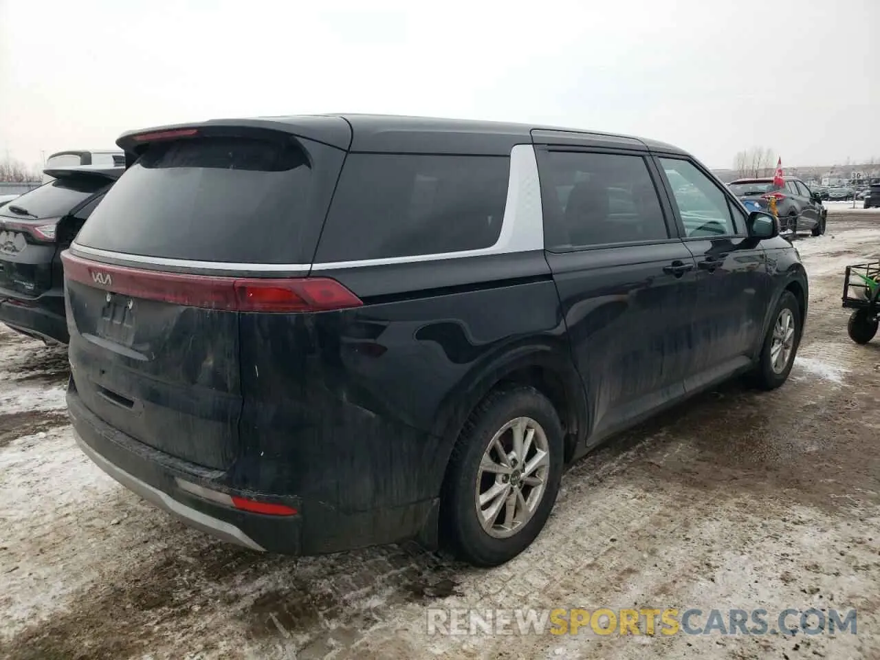 3 fotografías del automóvil dañado KNDNB5H35P6252197 KIA CARNIVAL L 2023
