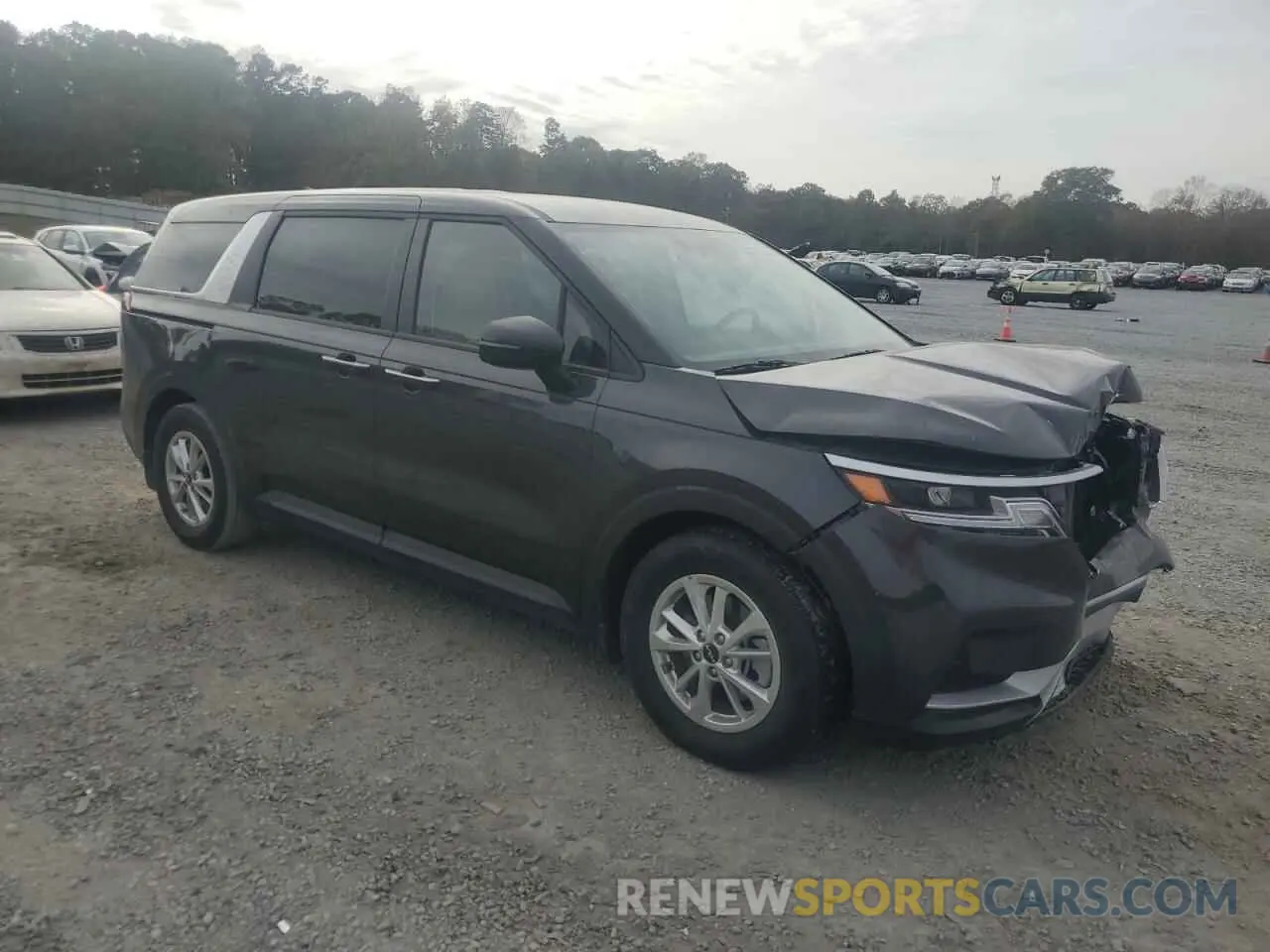 4 fotografías del automóvil dañado KNDNB4H31R6403369 KIA CARNIVAL L 2024