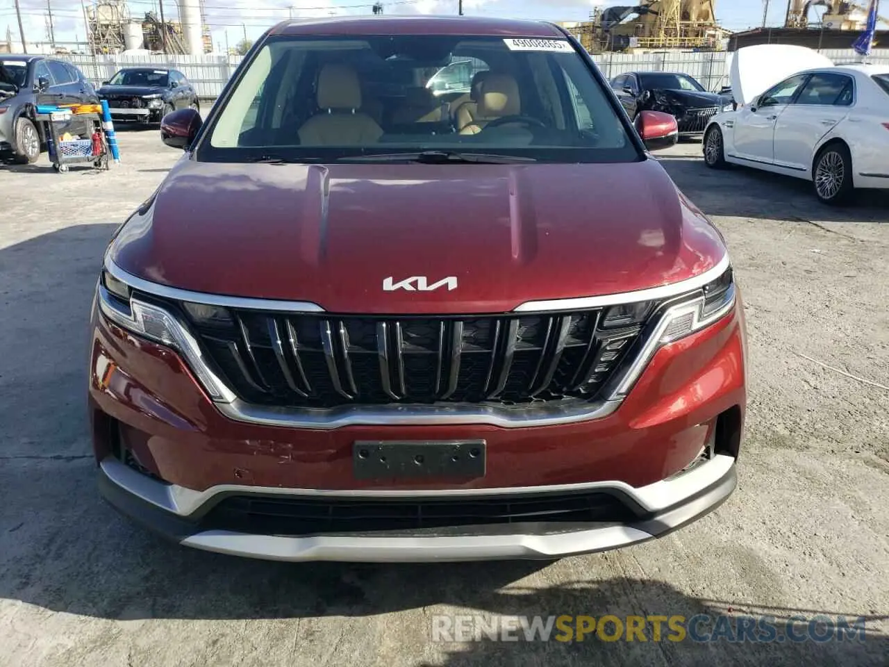 5 fotografías del automóvil dañado KNDNB4H35R6352412 KIA CARNIVAL L 2024