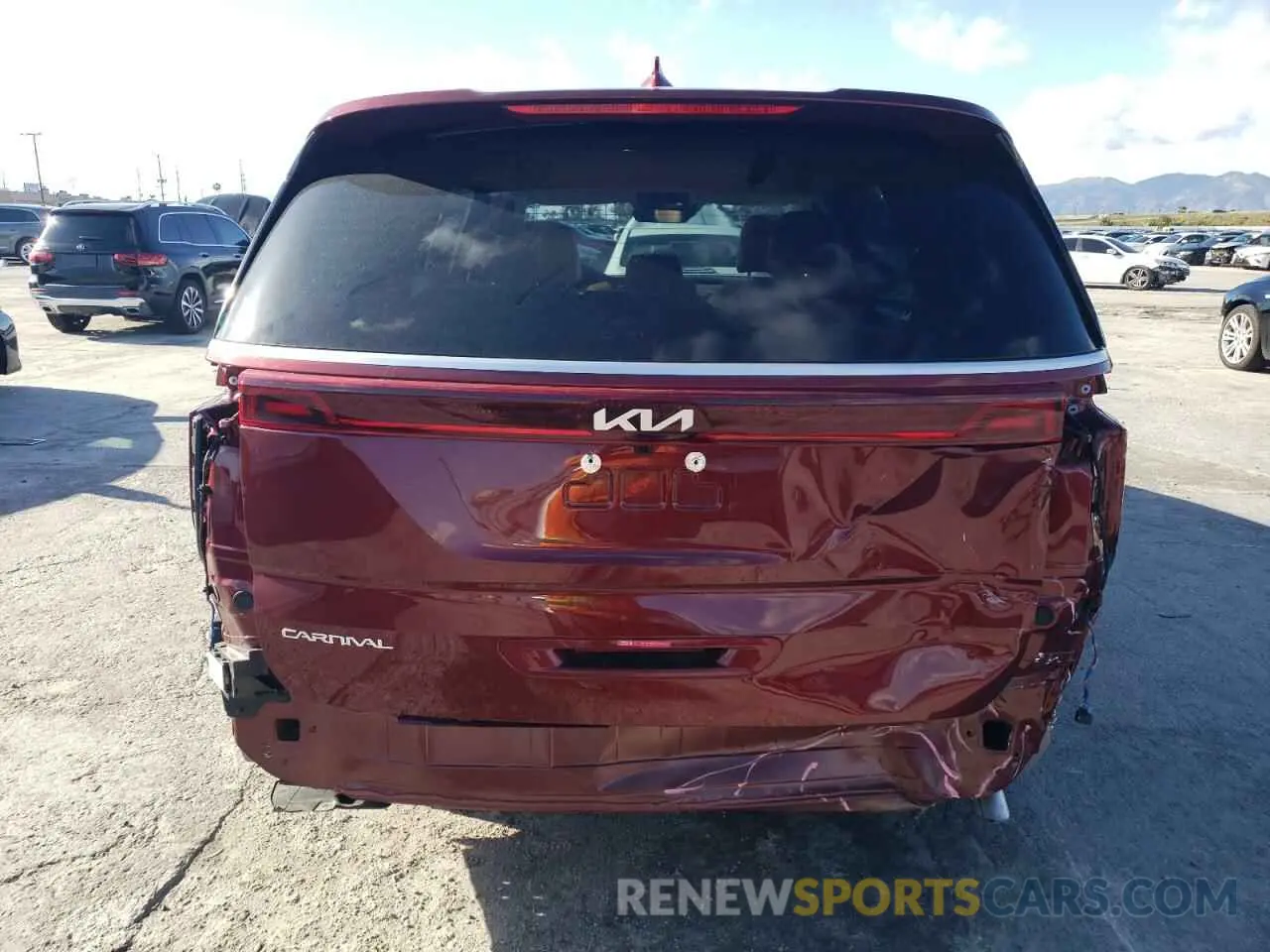 6 fotografías del automóvil dañado KNDNB4H35R6352412 KIA CARNIVAL L 2024