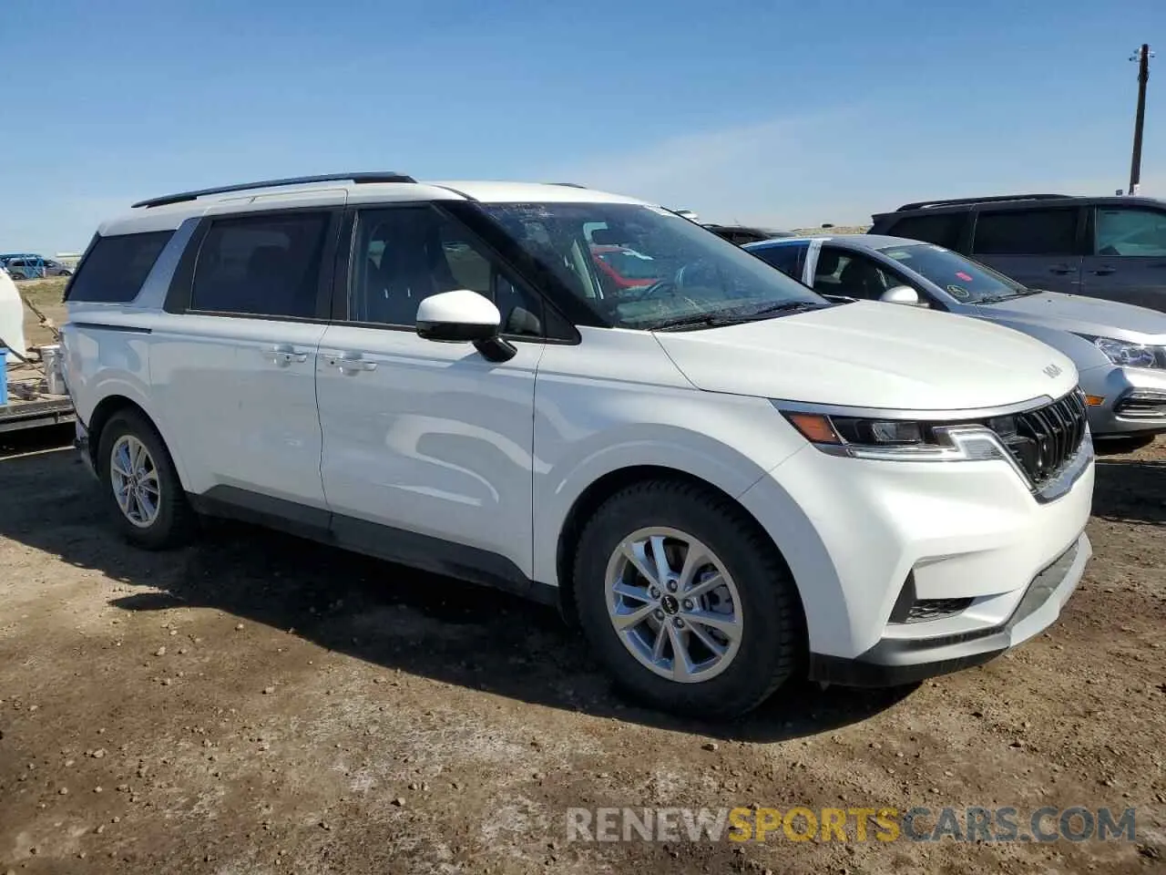 4 fotografías del automóvil dañado KNDNB5H37R6384333 KIA CARNIVAL L 2024