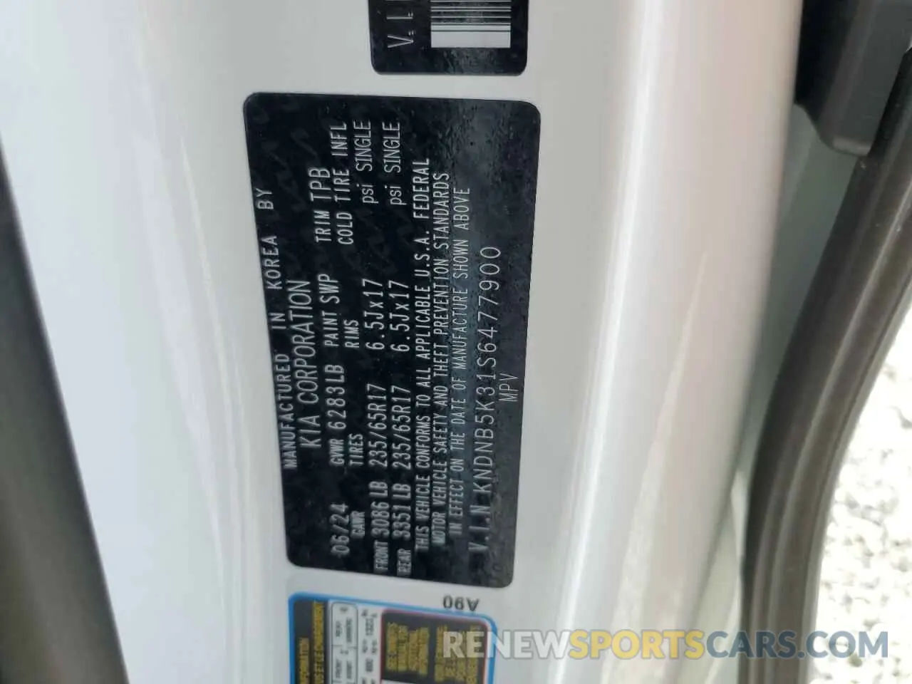 13 fotografías del automóvil dañado KNDNB5K31S6477900 KIA CARNIVAL L 2025