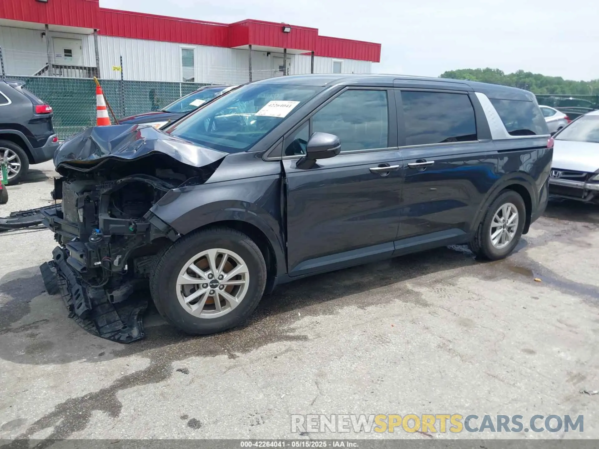 2 fotografías del automóvil dañado KNDNB4H33N6115072 KIA CARNIVAL MPV 2022