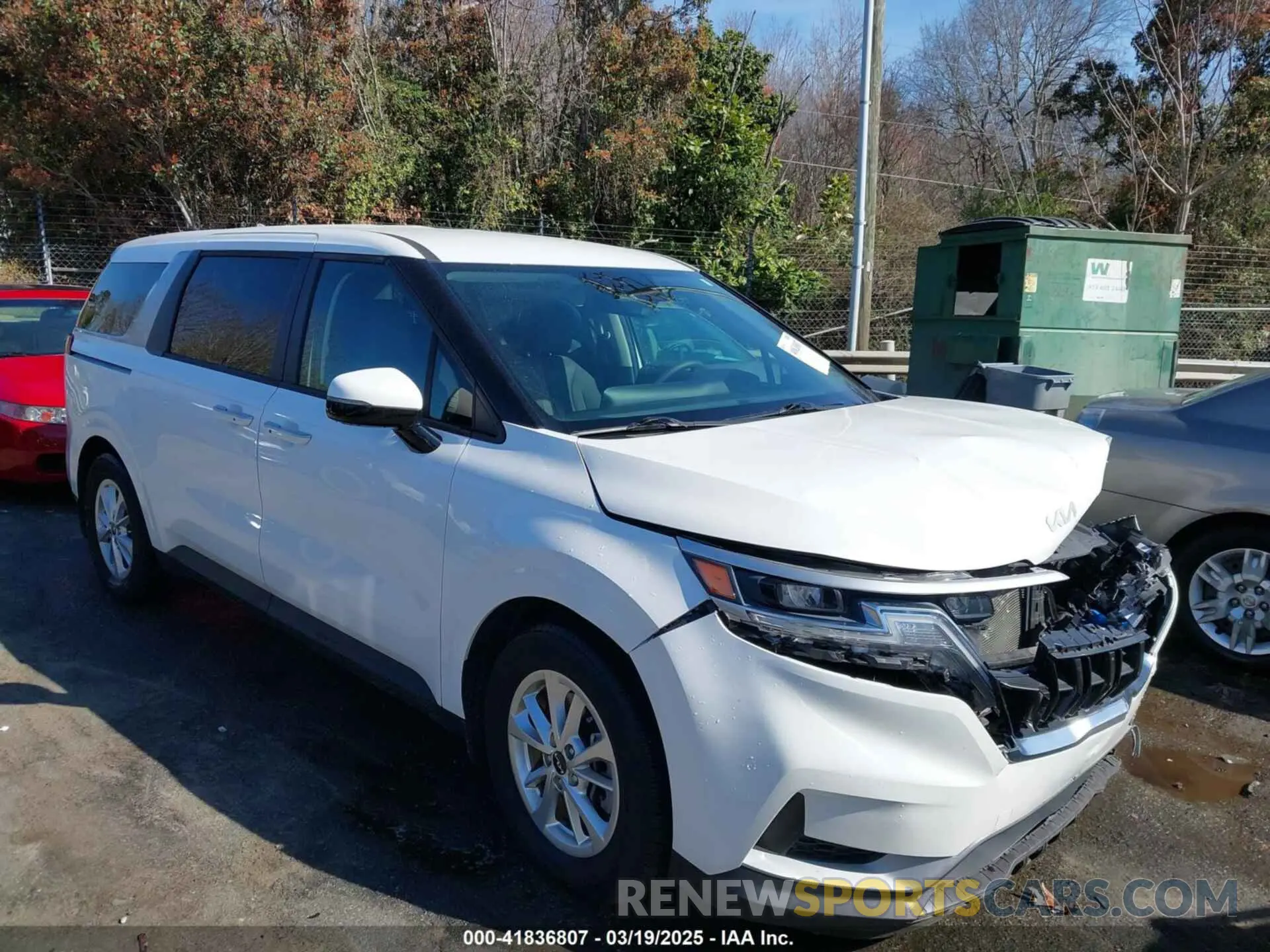 1 fotografías del automóvil dañado KNDNB4H33N6168192 KIA CARNIVAL MPV 2022