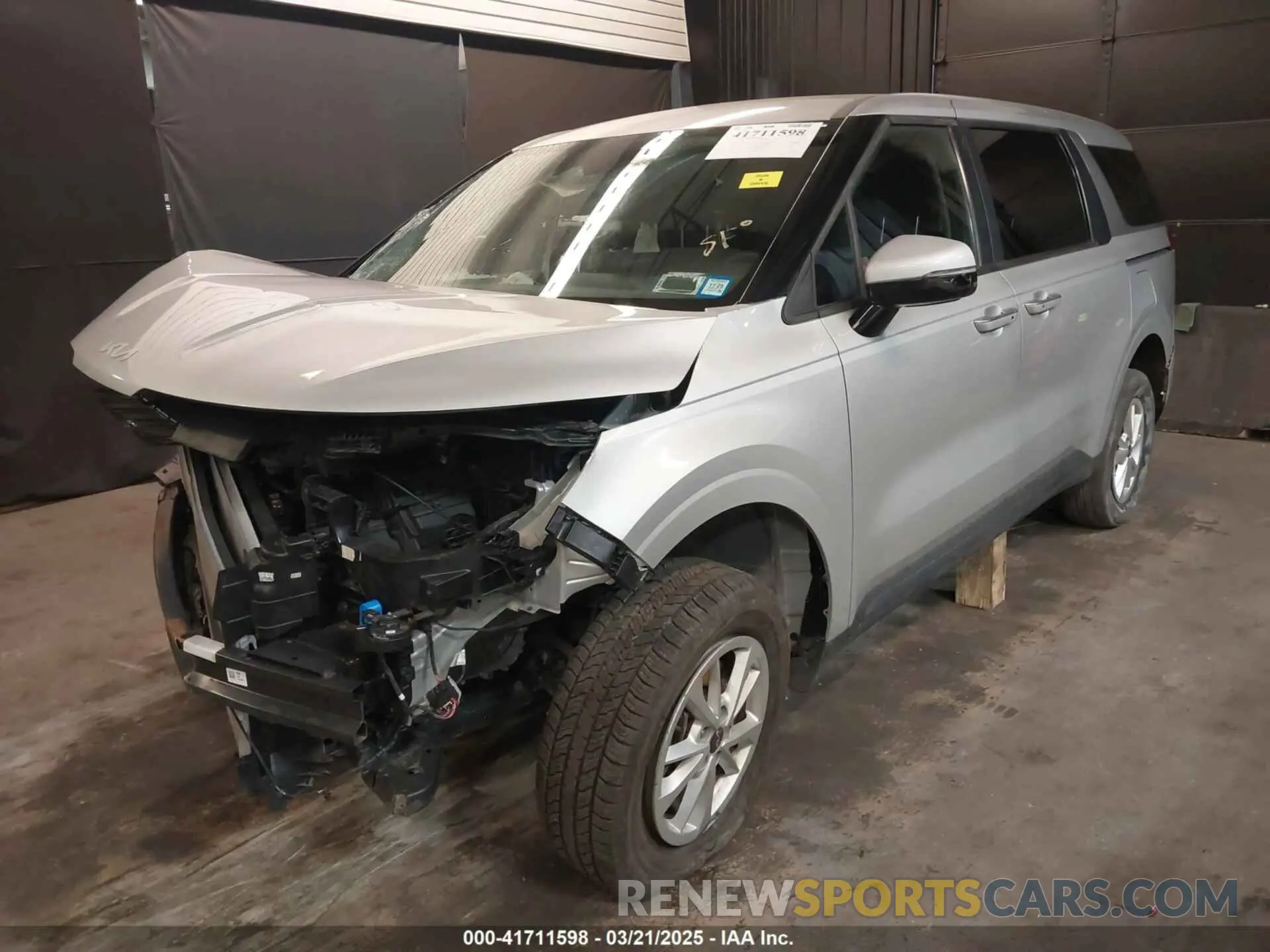 2 fotografías del automóvil dañado KNDNB4H37N6134031 KIA CARNIVAL MPV 2022