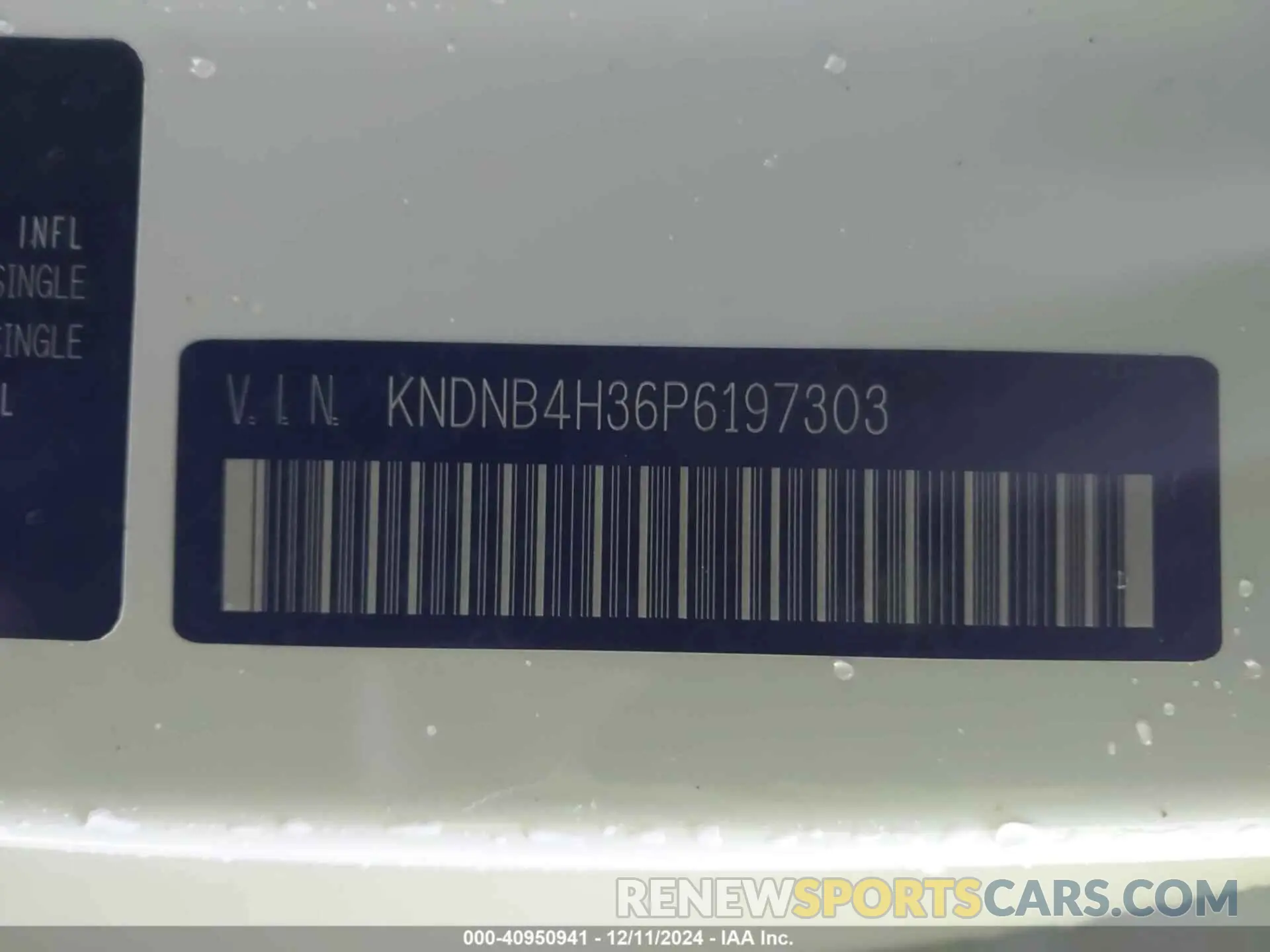 9 fotografías del automóvil dañado KNDNB4H36P6197303 KIA CARNIVAL MPV 2023