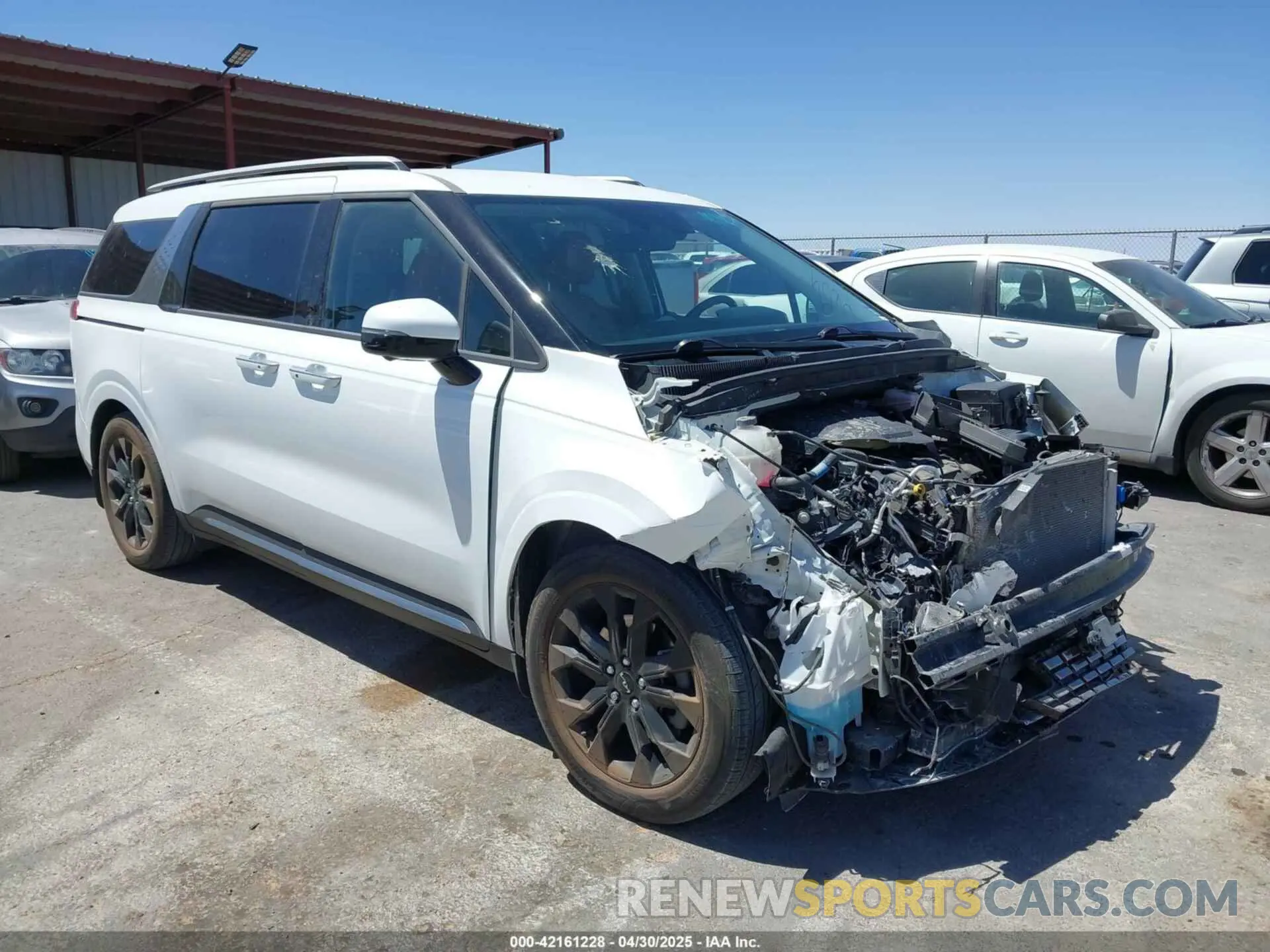 1 fotografías del automóvil dañado KNDNE5H30P6221317 KIA CARNIVAL MPV 2023