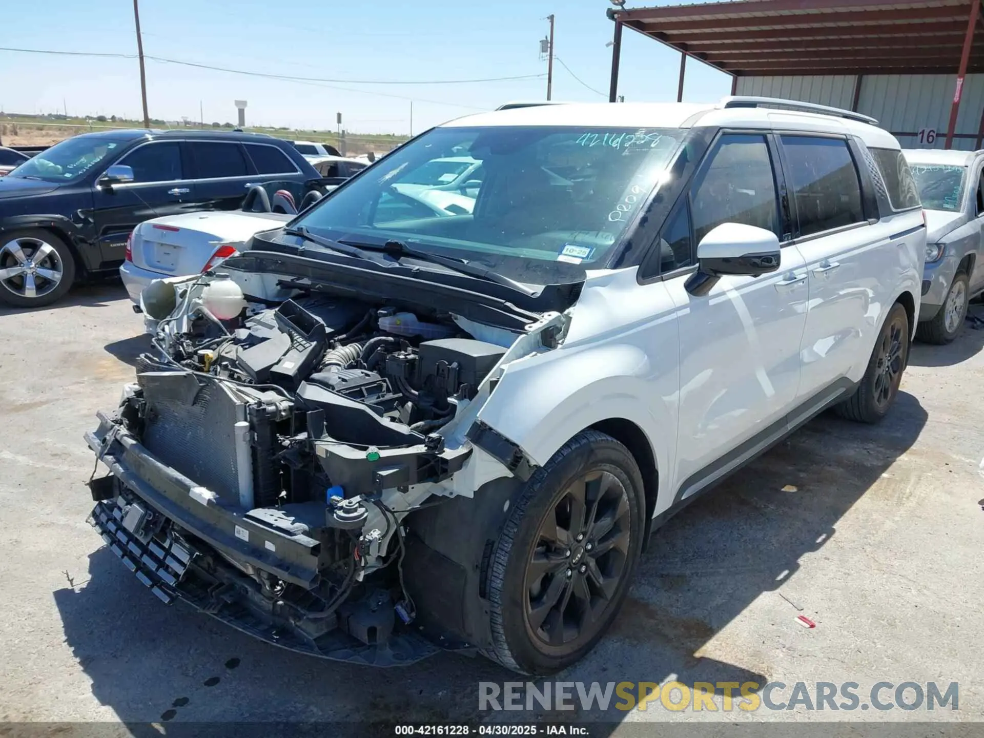 6 fotografías del automóvil dañado KNDNE5H30P6221317 KIA CARNIVAL MPV 2023