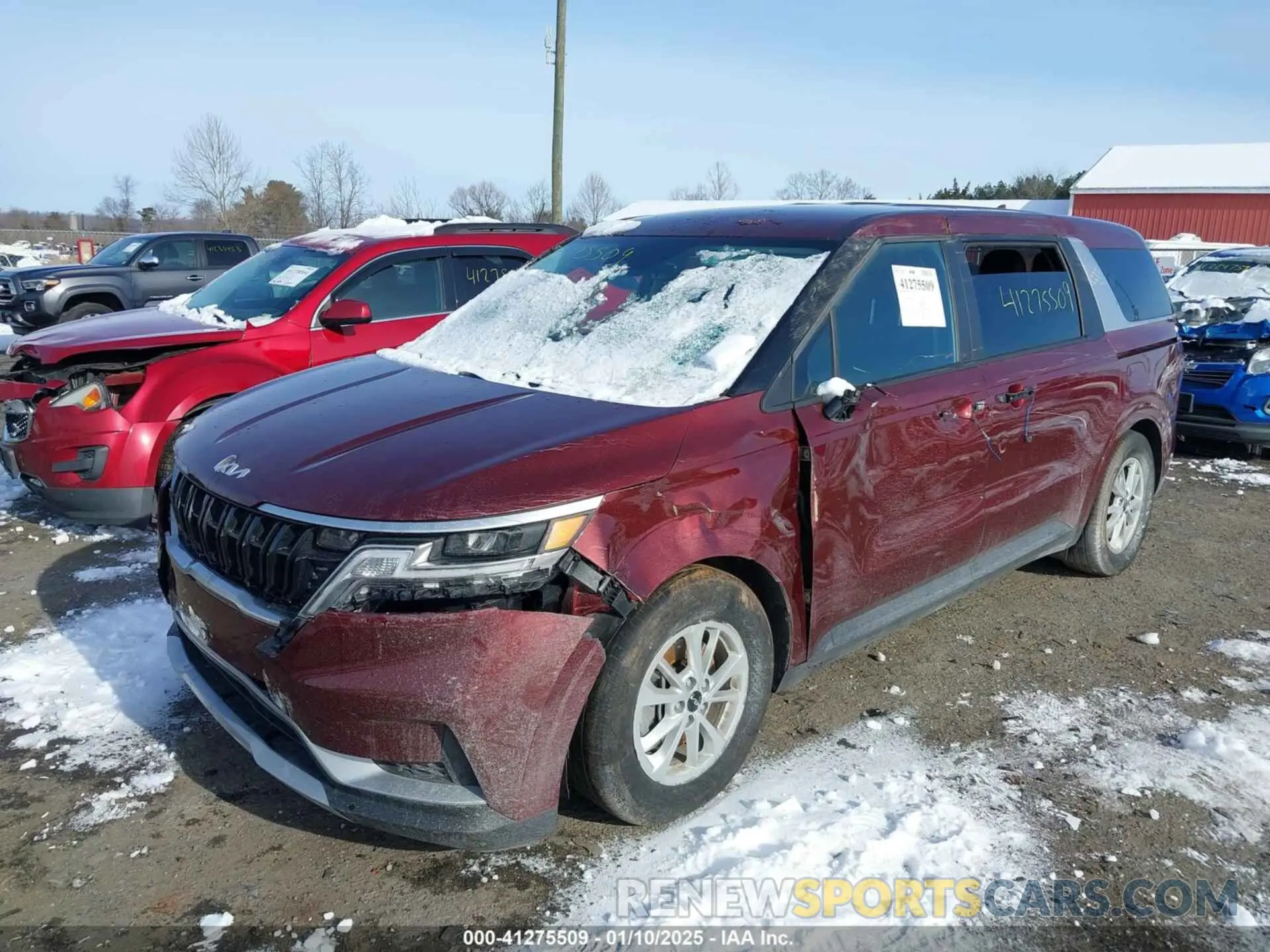 6 fotografías del automóvil dañado KNDNB4H33R6388972 KIA CARNIVAL MPV 2024