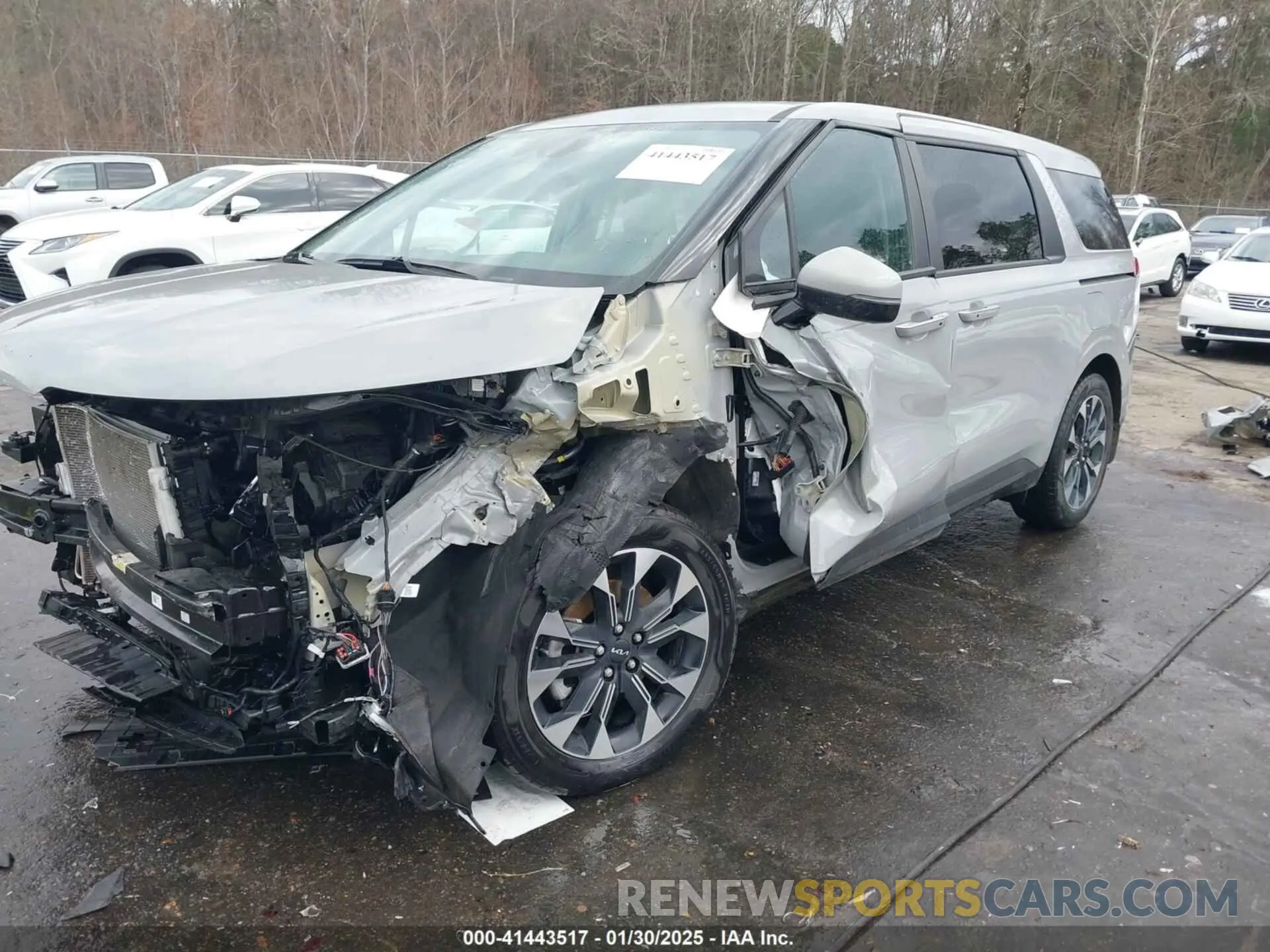 2 fotografías del automóvil dañado KNDNC5H33R6374721 KIA CARNIVAL MPV 2024