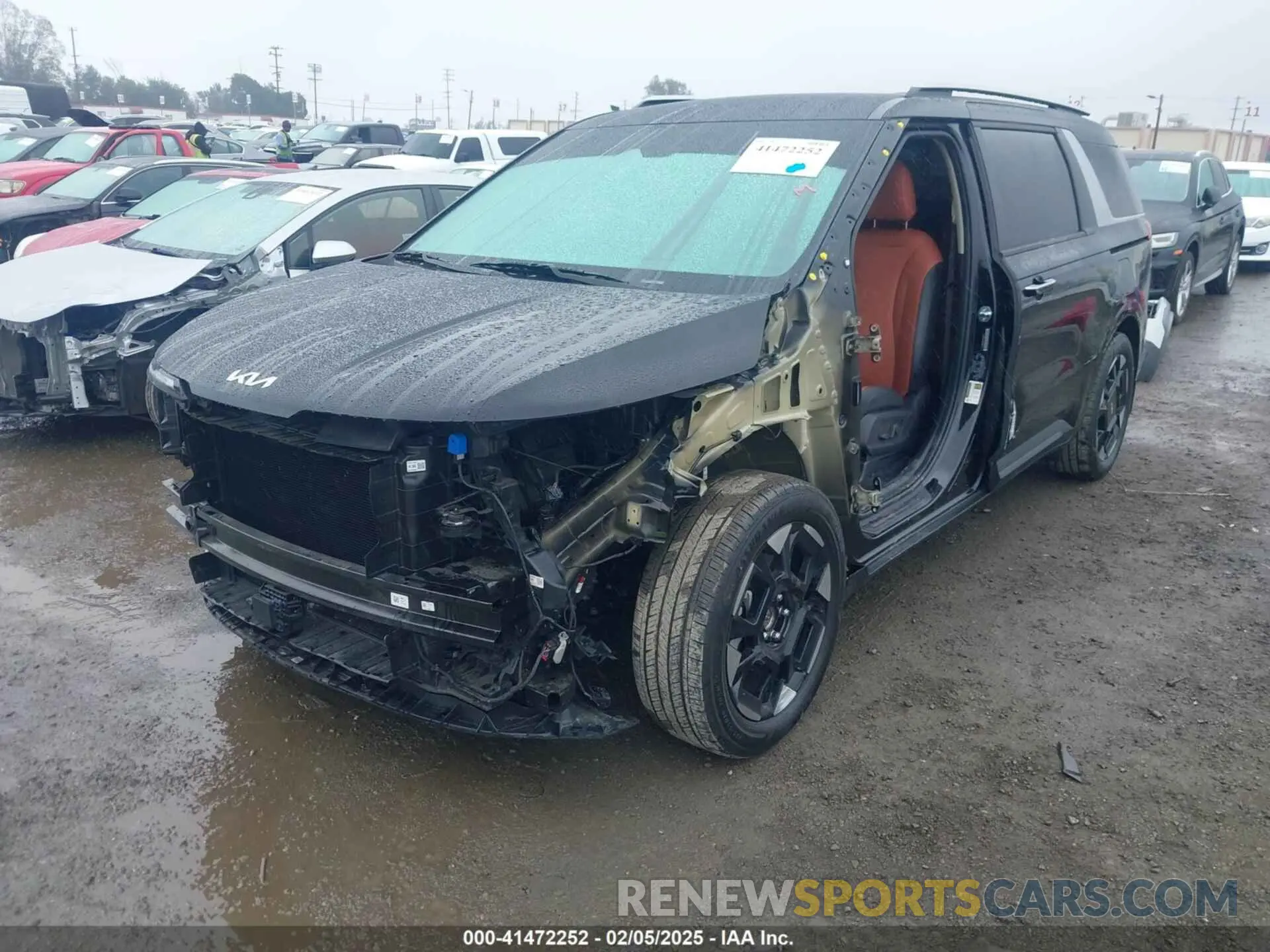 2 fotografías del automóvil dañado KNDNC5K32S6469477 KIA CARNIVAL MPV 2025