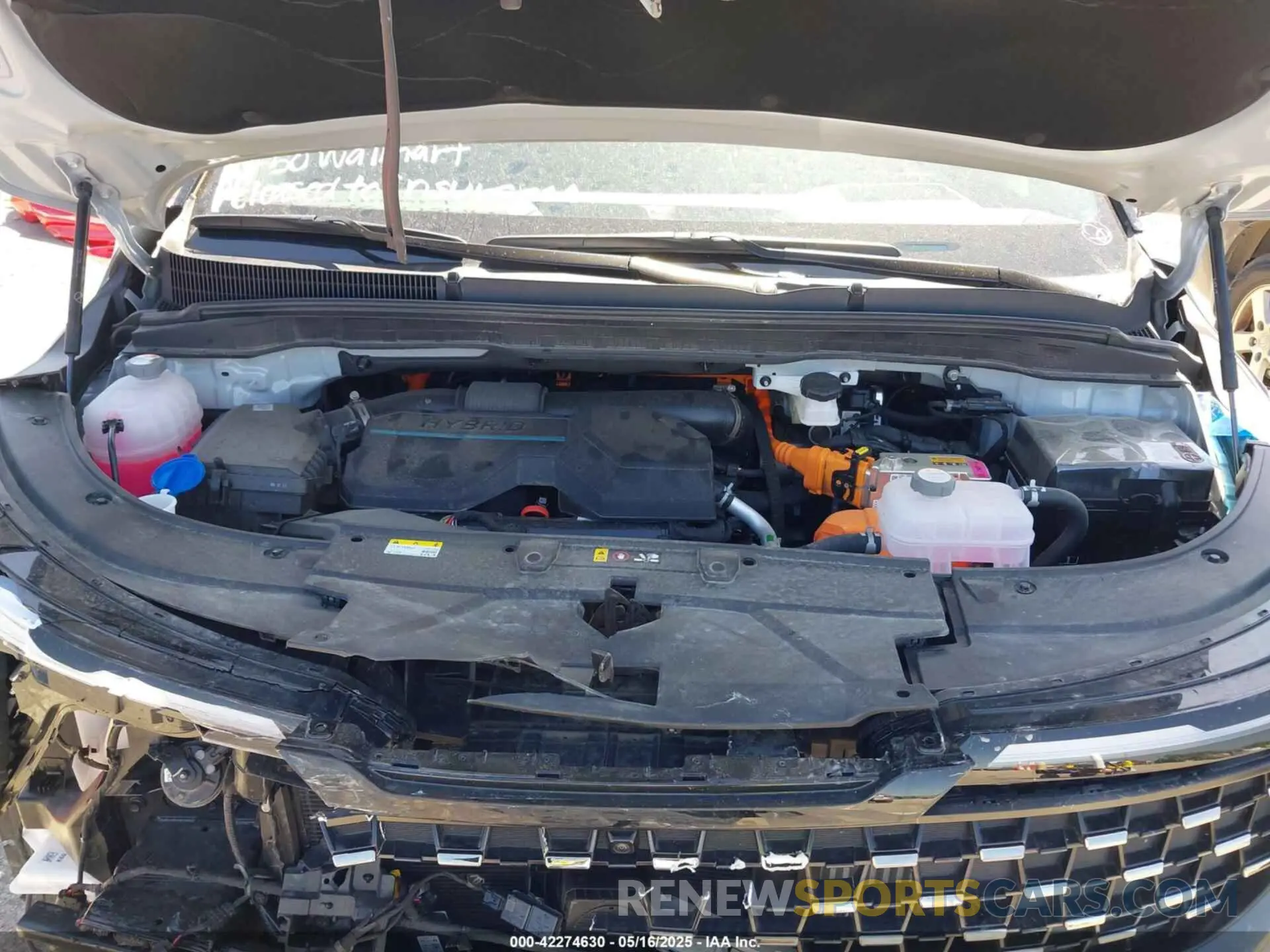 10 fotografías del automóvil dañado KNDNE5KA7S6034155 KIA CARNIVAL MPV HYBRID 2025