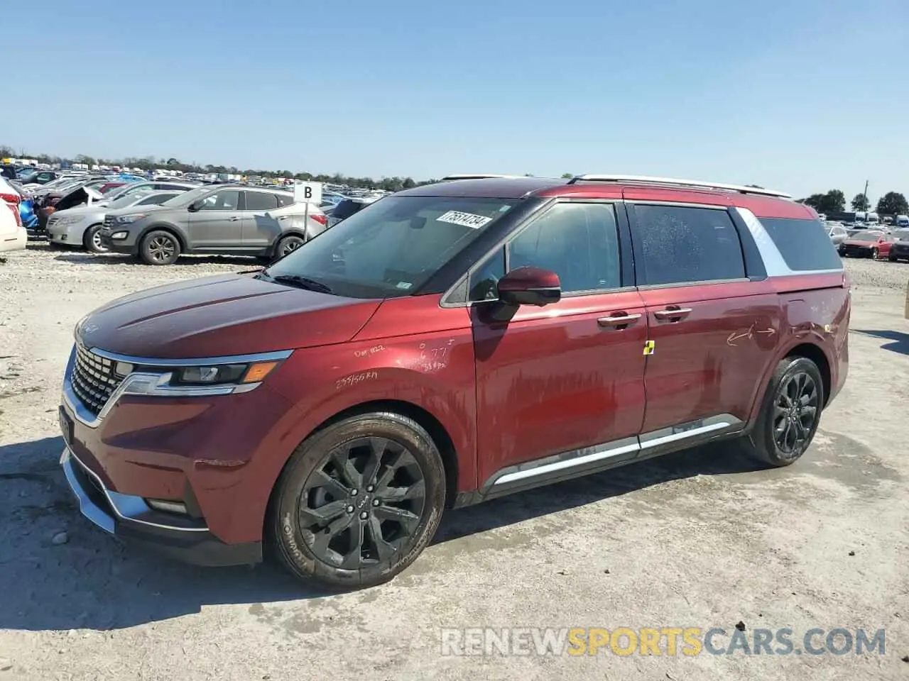 1 fotografías del automóvil dañado KNDNE5H32N6067285 KIA CARNIVAL S 2022
