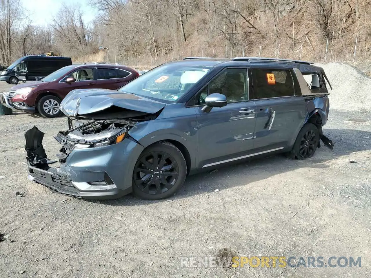 1 fotografías del automóvil dañado KNDNE5H36N6082386 KIA CARNIVAL S 2022