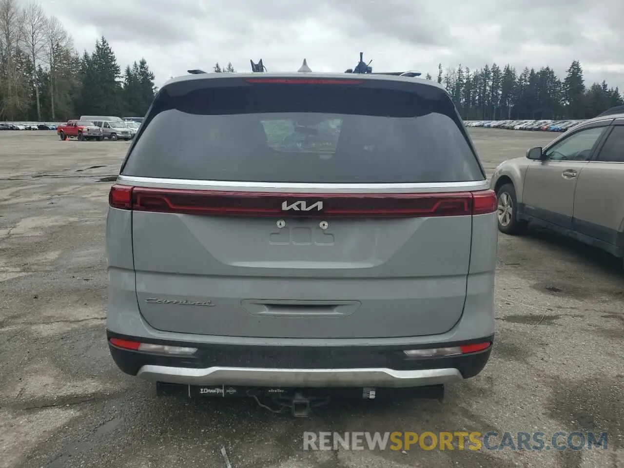 6 fotografías del automóvil dañado KNDNE5H36N6108081 KIA CARNIVAL S 2022