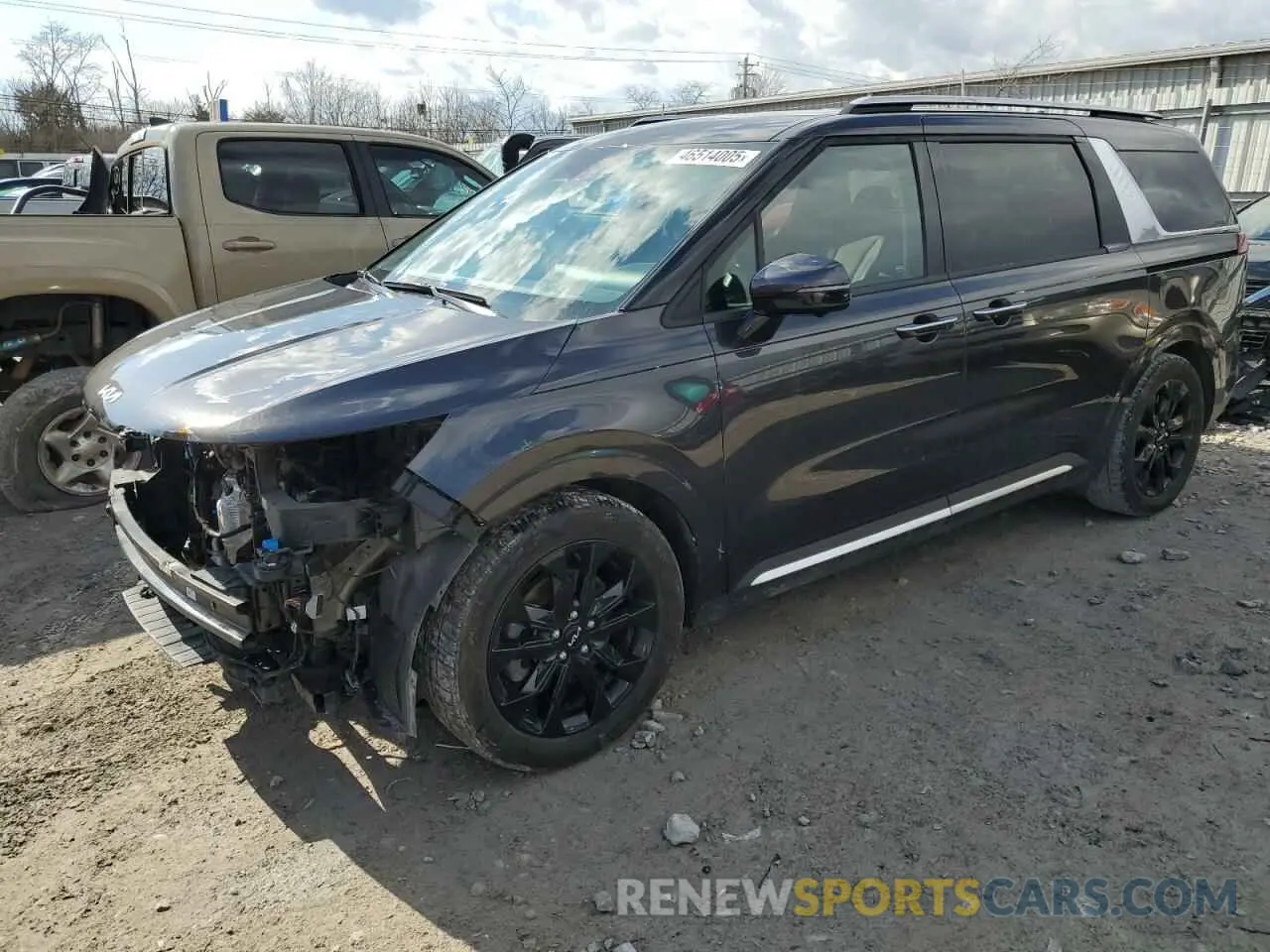 1 fotografías del automóvil dañado KNDNE5H3XN6071780 KIA CARNIVAL S 2022