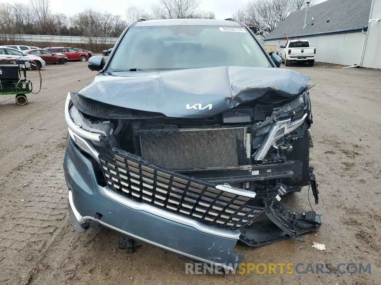 5 fotografías del automóvil dañado KNDNE5H3XN6101439 KIA CARNIVAL S 2022