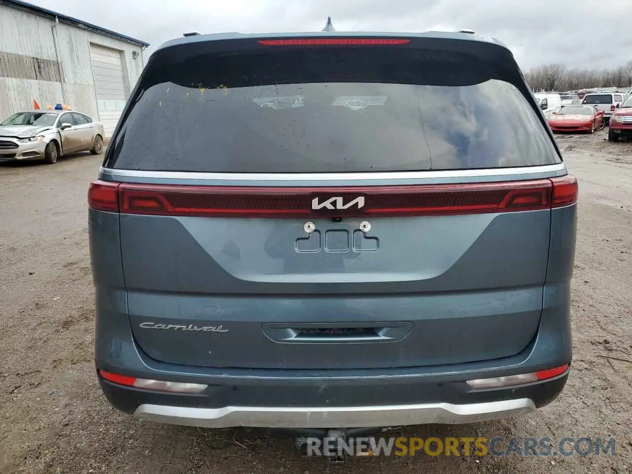 6 fotografías del automóvil dañado KNDNE5H3XN6101439 KIA CARNIVAL S 2022