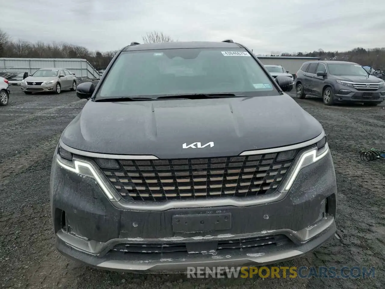 5 fotografías del automóvil dañado KNDNE5H32P6291935 KIA CARNIVAL S 2023