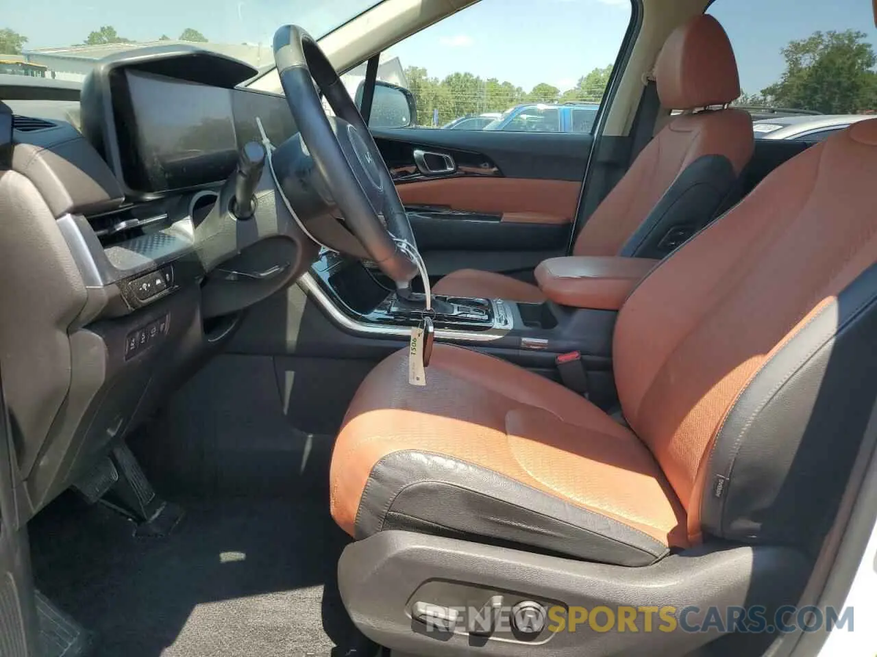 7 fotografías del automóvil dañado KNDNE5H36P6225761 KIA CARNIVAL S 2023