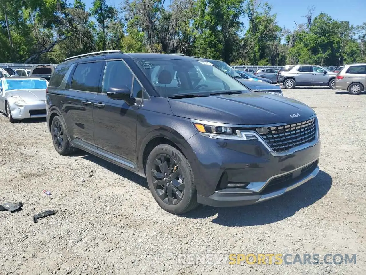 4 fotografías del automóvil dañado KNDNE5H39P6269124 KIA CARNIVAL S 2023